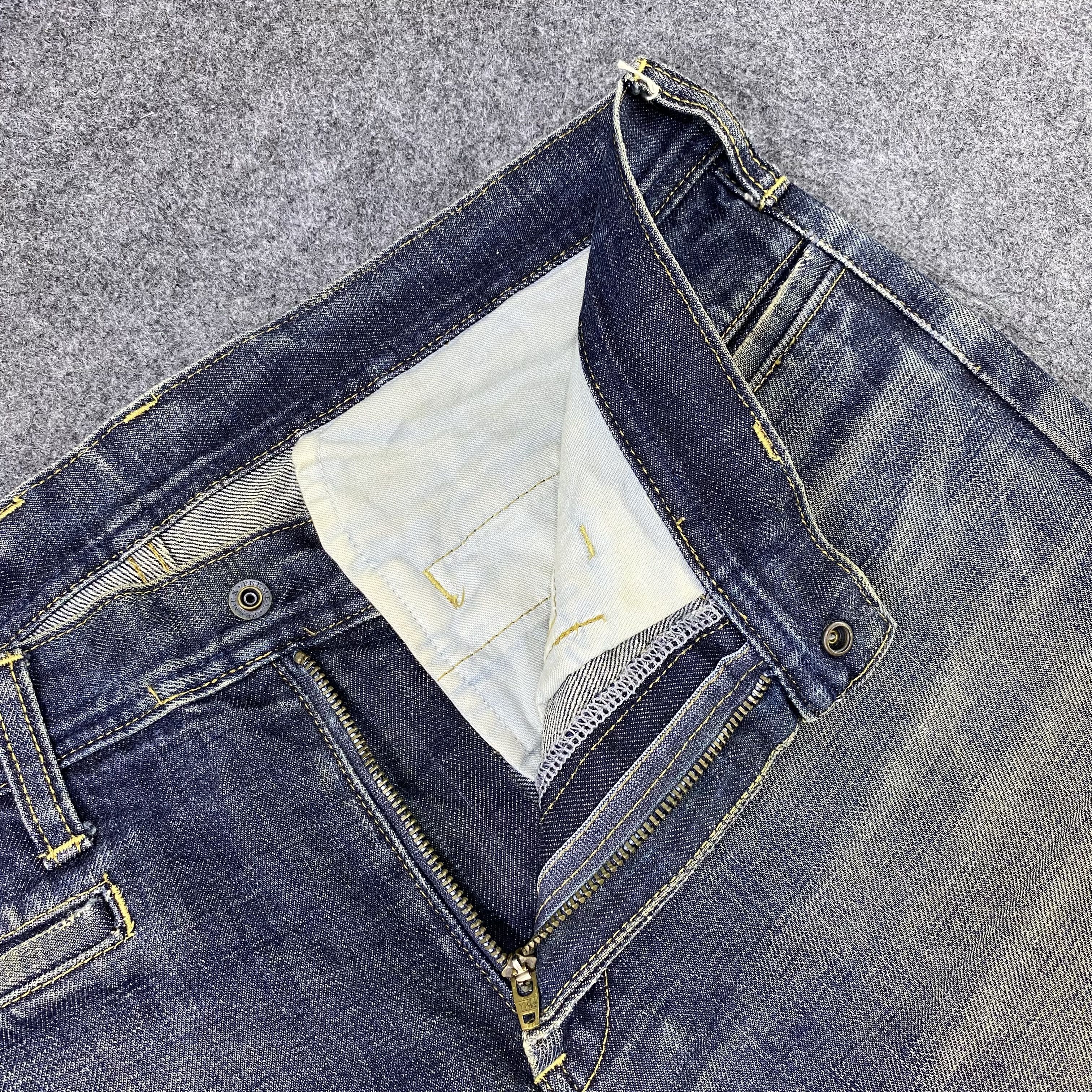 If Six Was Nine 2000s BARTACK JAPAN JEANS-J1151 Size US 36 / EU 52 - 8 Thumbnail