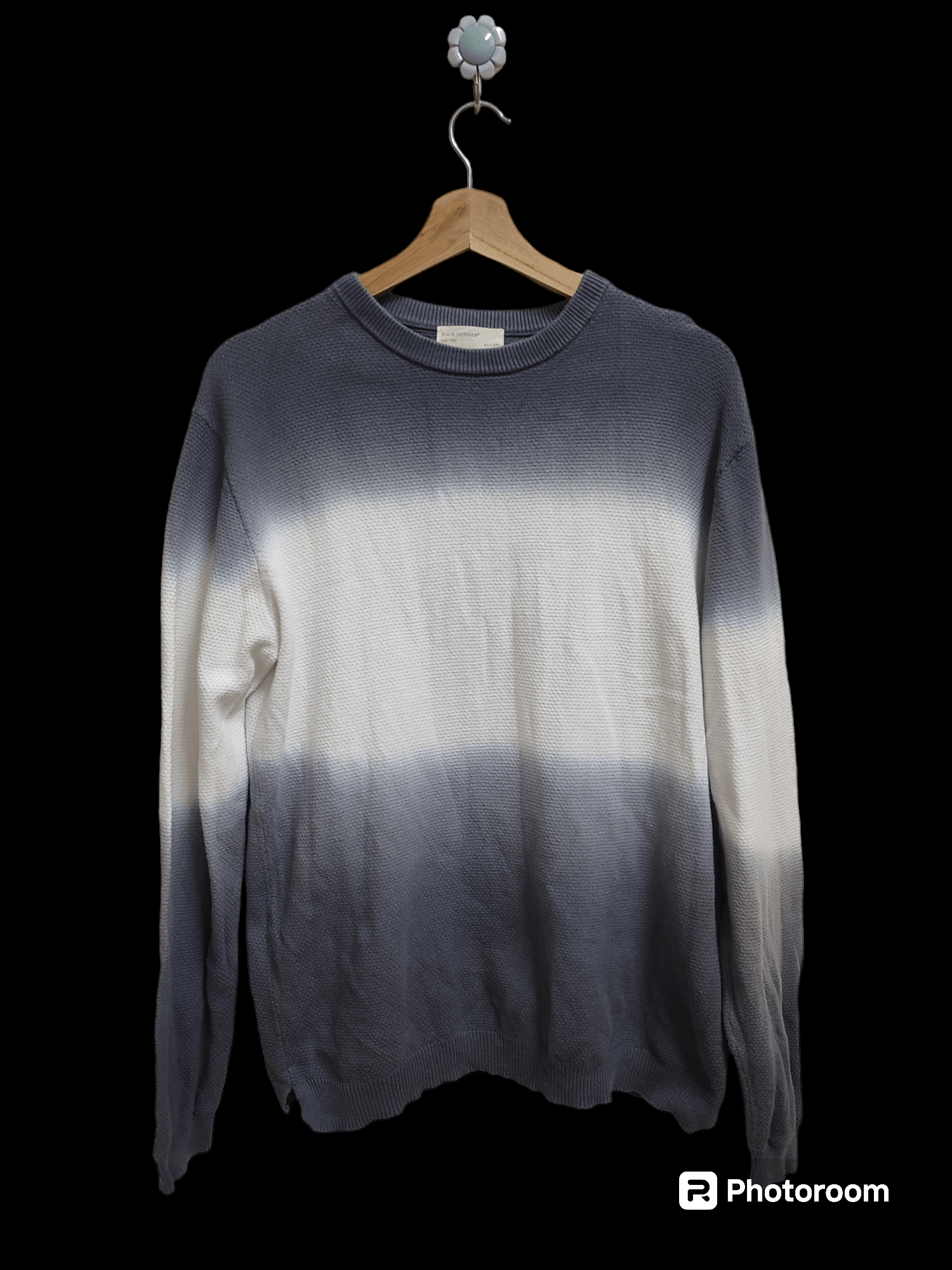 Japanese Brand Vintage Back Number Two Tone Long Sleeve Size US M / EU 48-50 / 2 - 3 Thumbnail