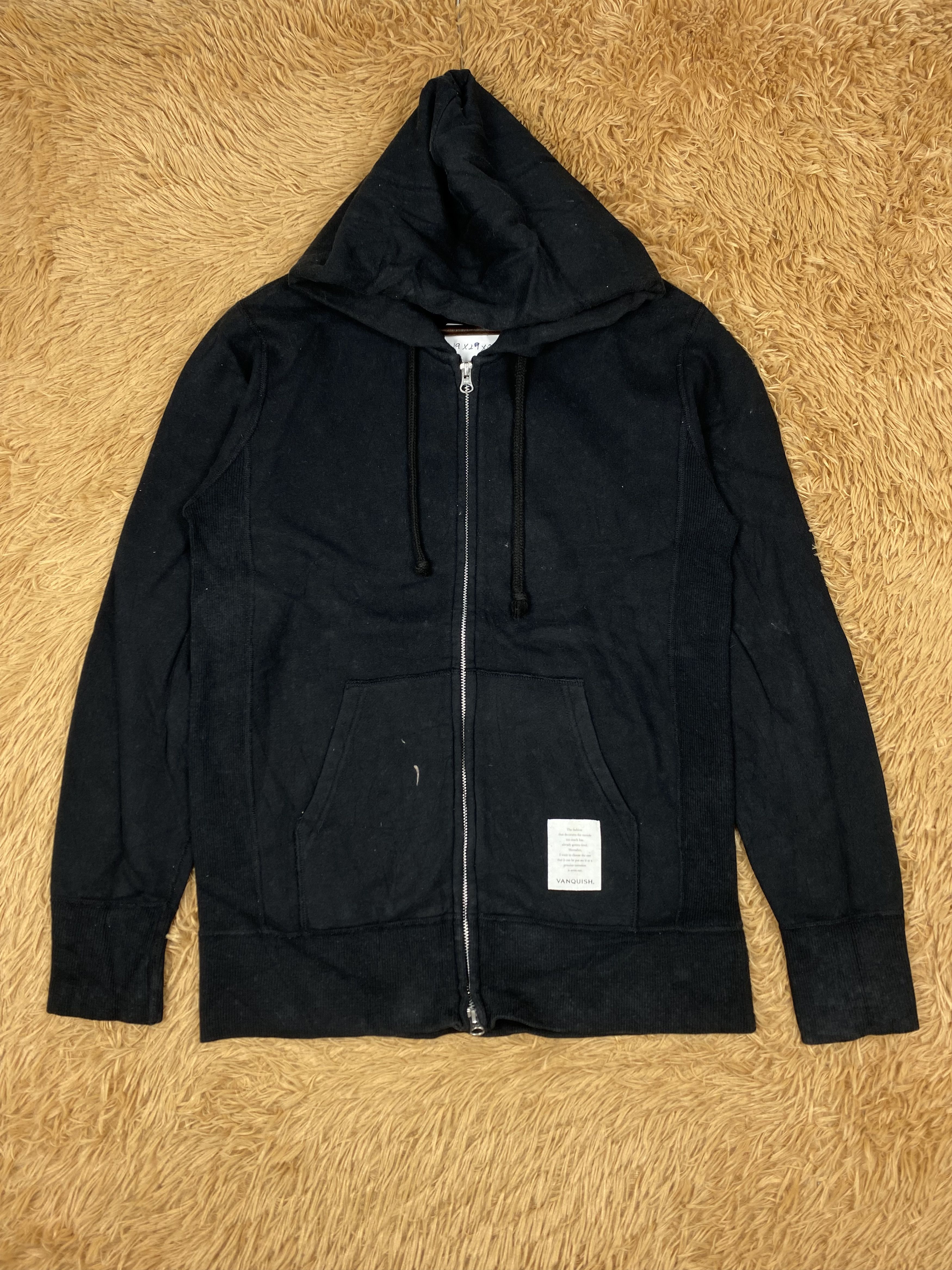 Japanese Brand Vintage Vanquish Zip Up Hoodies DJ0521 Size US M / EU 48-50 / 2 - 1 Thumbnail