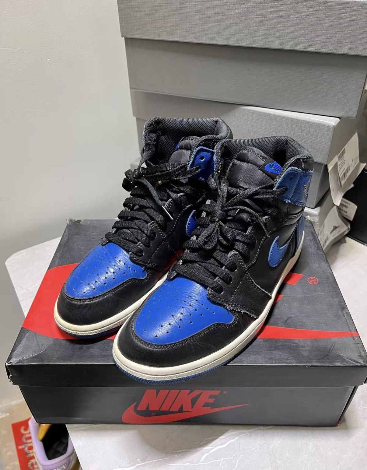 Jordan Brand Air Jordan 1 Royal Blue J42 Size US 10 / EU 43 - 3 Thumbnail