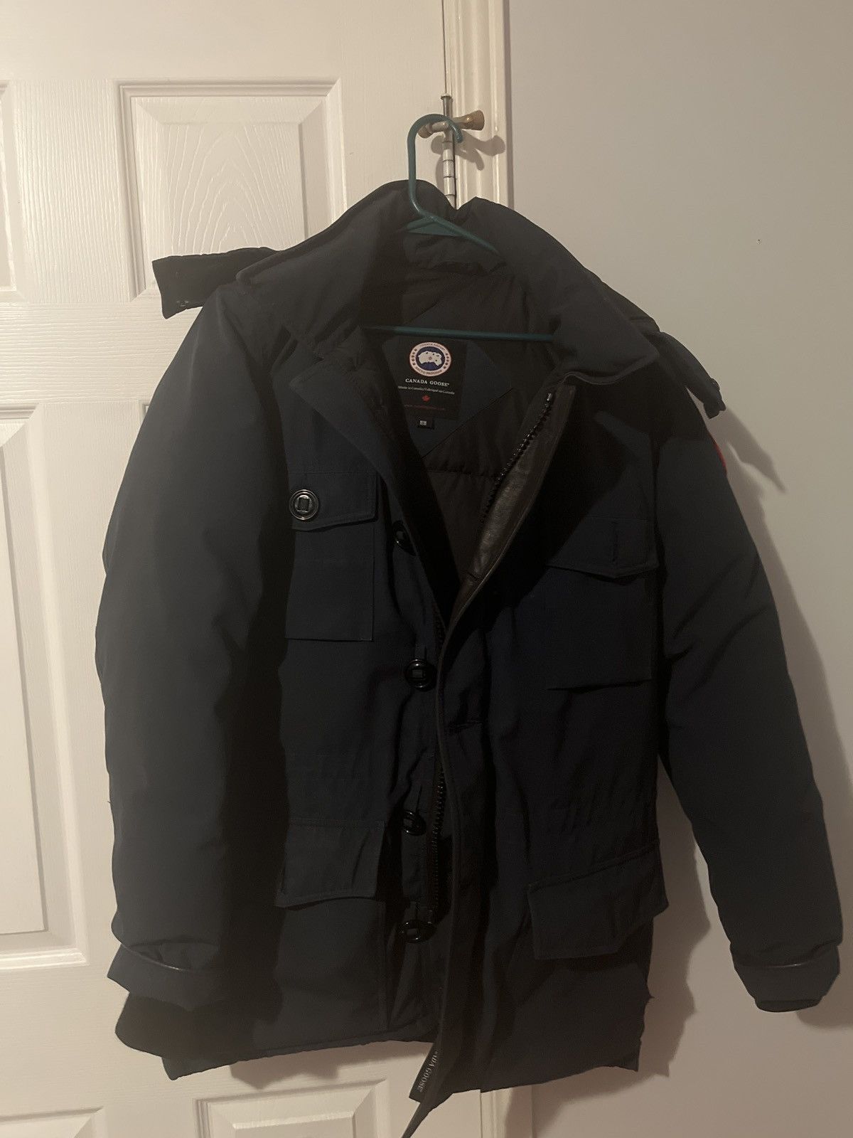 image of Canada Goose Banff Down Parka in Blue, Men's (Size Medium)