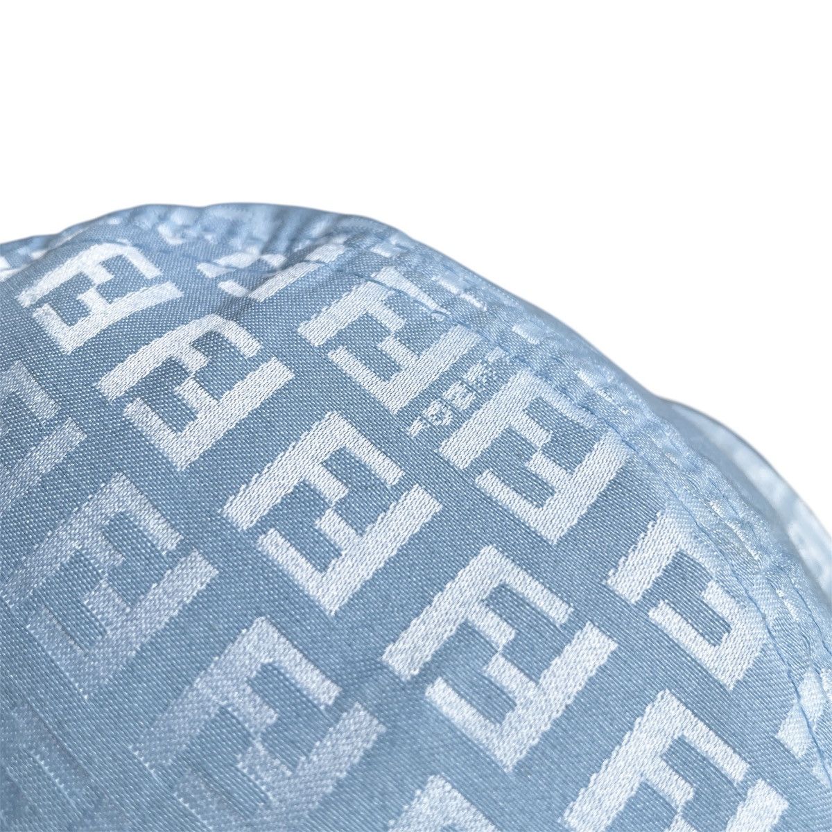 Fendi × Vintage Vintage Fendi Baby Blue “Zucchini” Monogram Bucket Hat Size ONE SIZE - 4 Thumbnail