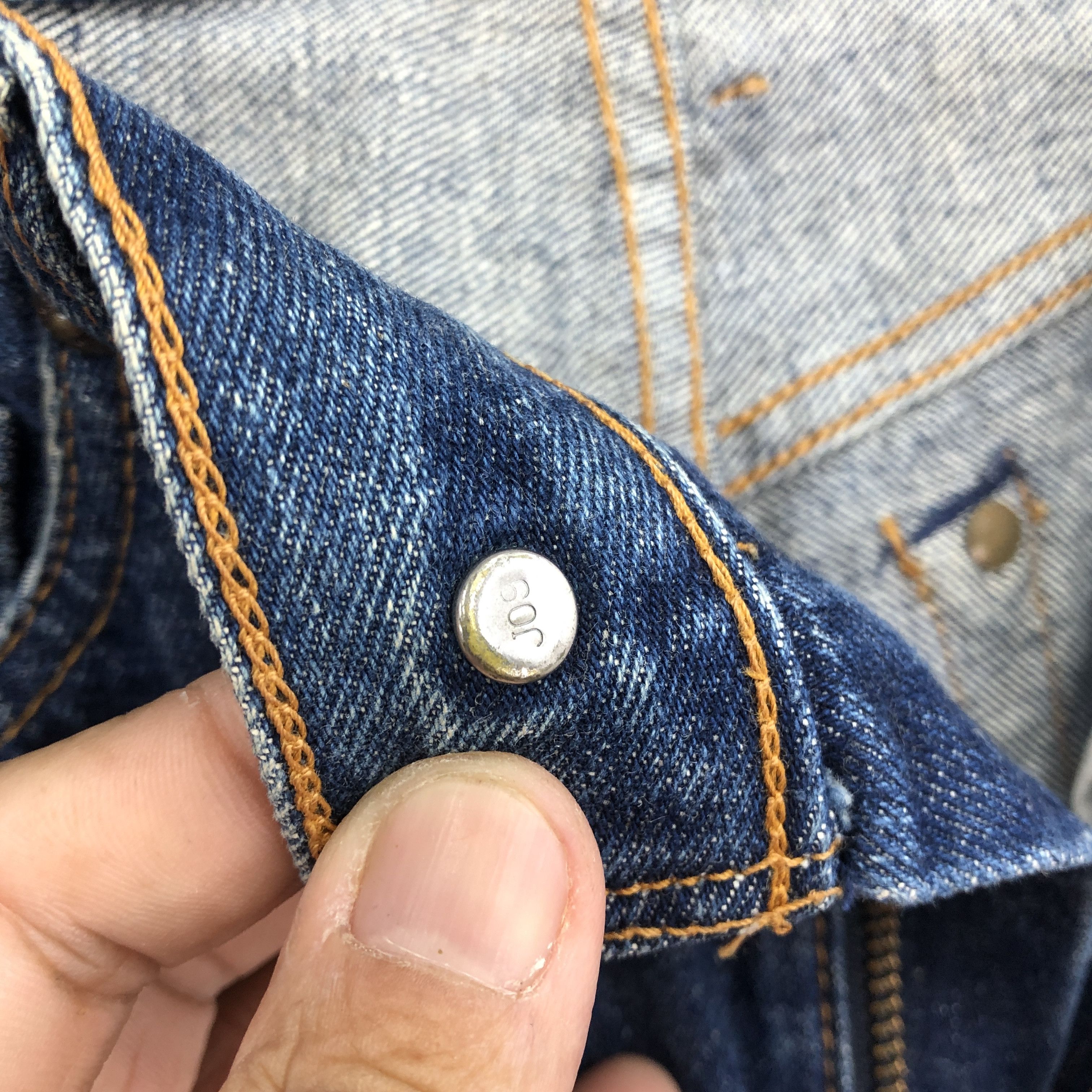 Levi's Vintage 90s Levis 704z Selvedge Jeans Levi's Stonewash Denim Size 24" / US 00 / IT 34 - 8 Thumbnail