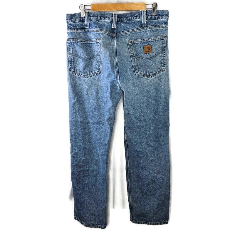 Carhartt Carhartt Traditional Fit Distressed Blue Denim Jeans 34/32 Size US 34 / EU 50 - 10 Thumbnail