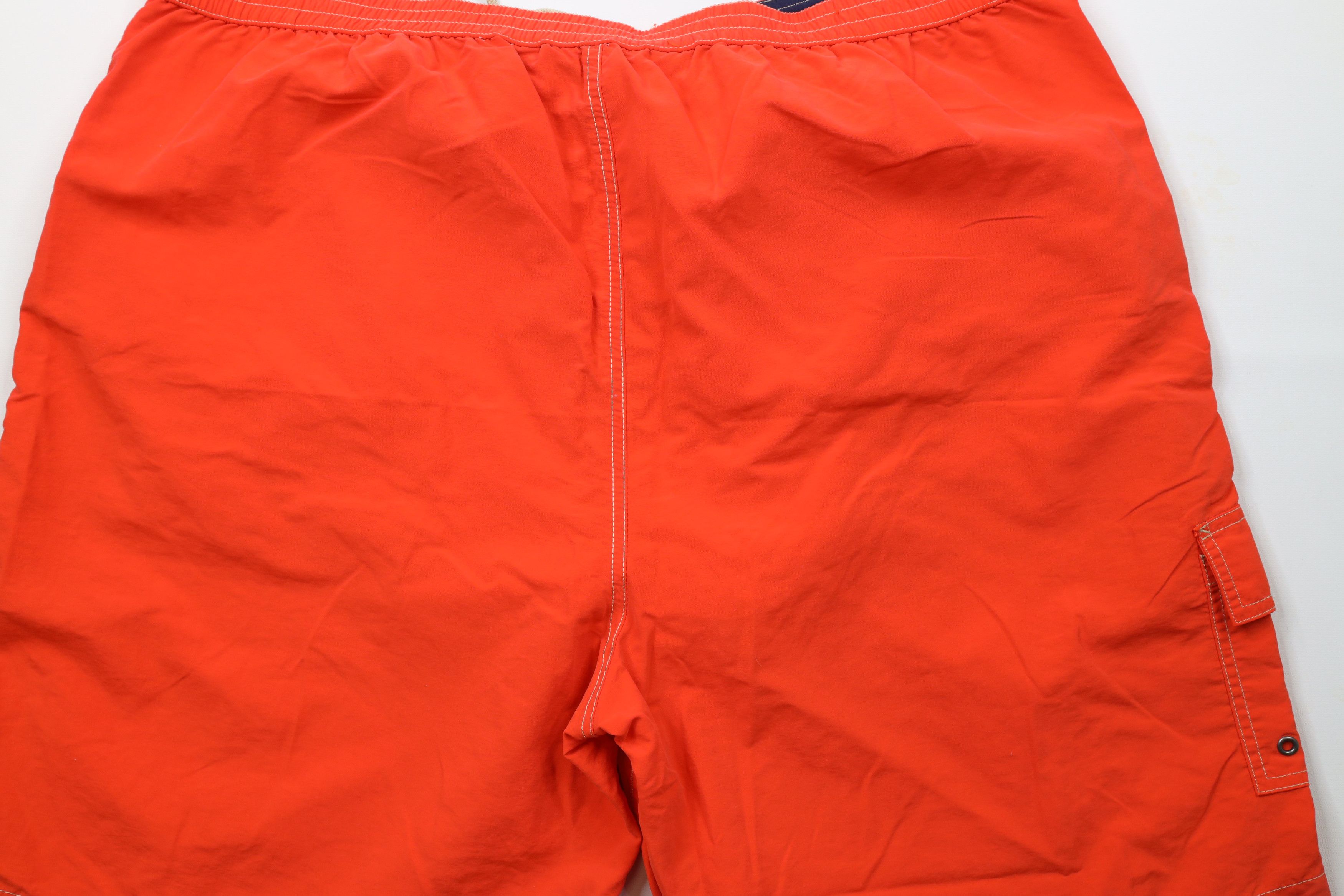 Ralph Lauren × Vintage Vintage 90s Ralph Lauren Lined Shorts Swim Trunks Orange Size US 40 / EU 56 - 12 Thumbnail