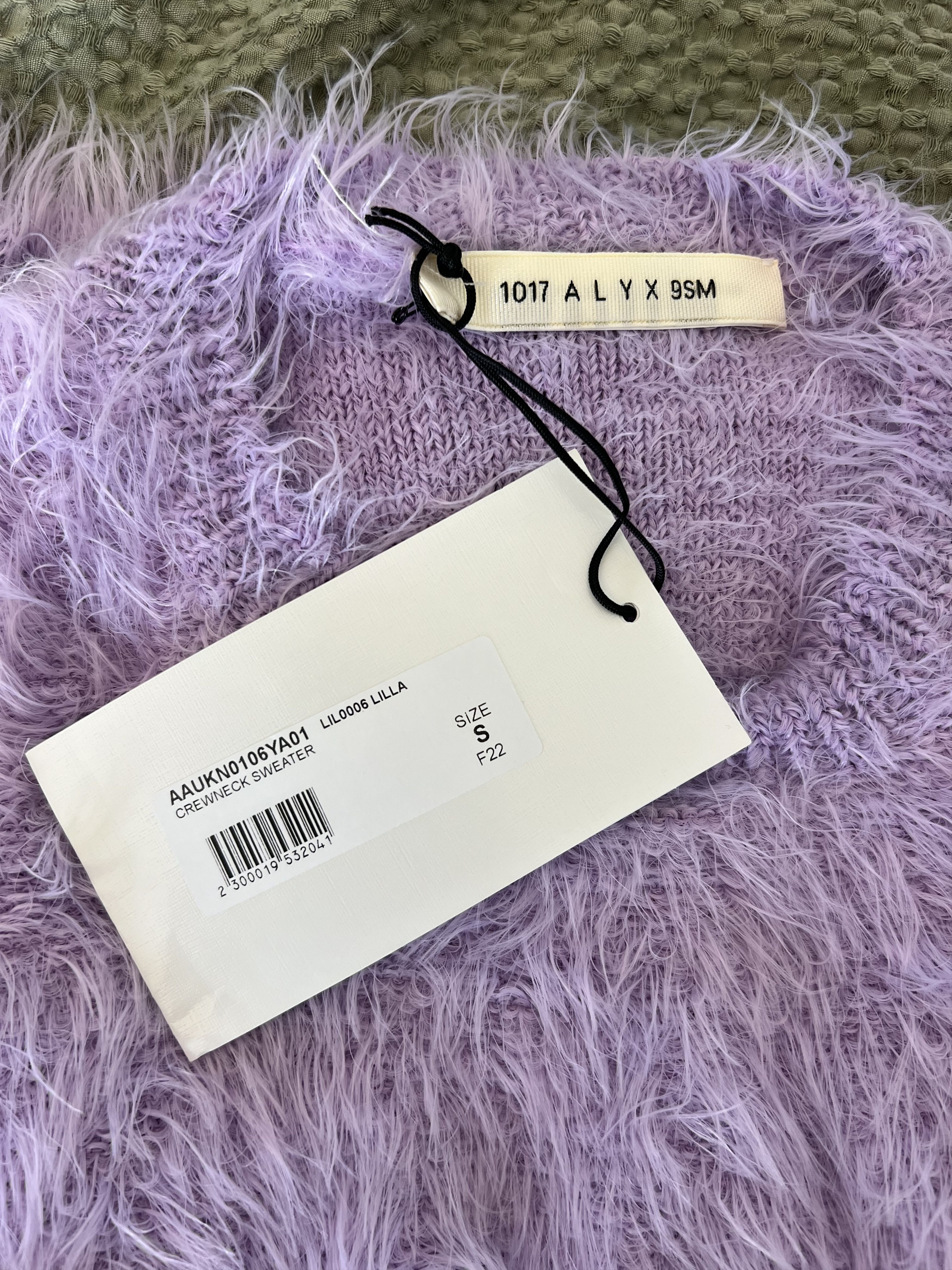 1017 ALYX 9SM 1017 Alyx 9SM Feathered Crewneck Sweater in Lilac Size US S / EU 44-46 / 1 - 7 Thumbnail