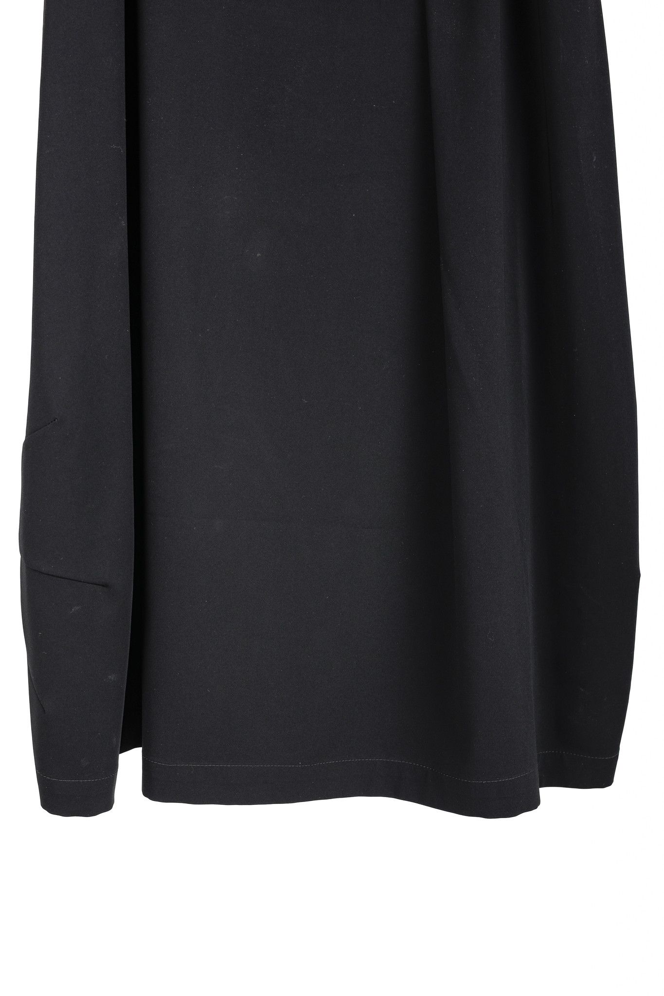 Sarah Pacini Sarah Pacini Black Pleated-Waist Midi Lantern Skirt Size 28" / US 6 / IT 42 - 6 Thumbnail