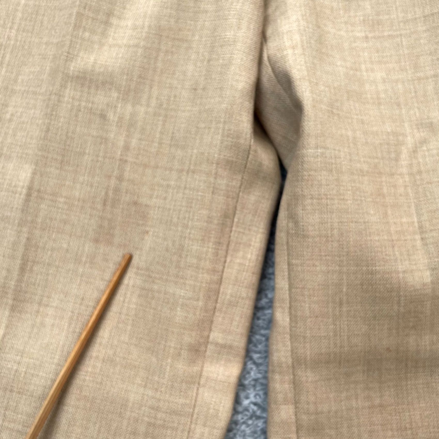 Max Mara VINTAGE Max Mara Pants Womens Brown Dress Wool Stretch Pockets Straight Leg 10 Size 32" / US 10 / IT 46 - 5 Thumbnail