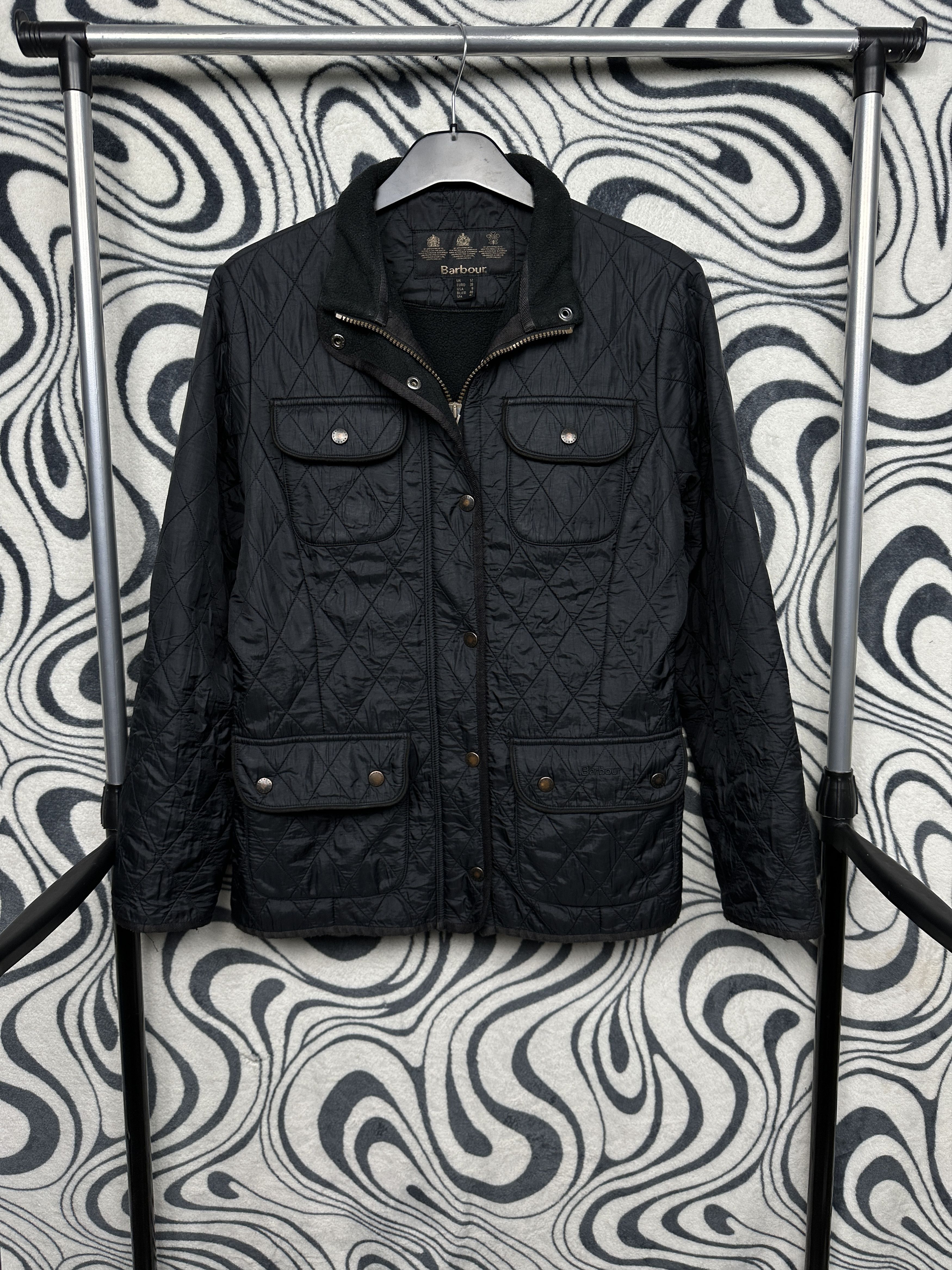 Barbour Barbour Womens Utility Polarquilt Quilted Jacket Y2K Size M / US 6-8 / IT 42-44 - 1 Thumbnail