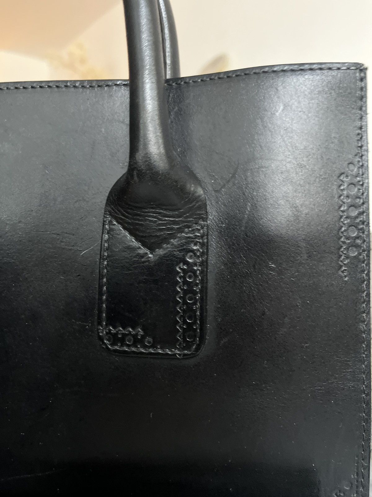 Kris Van Assche KRISVANASSCHE Archive Leather Tote Bag Size ONE SIZE - 12 Thumbnail
