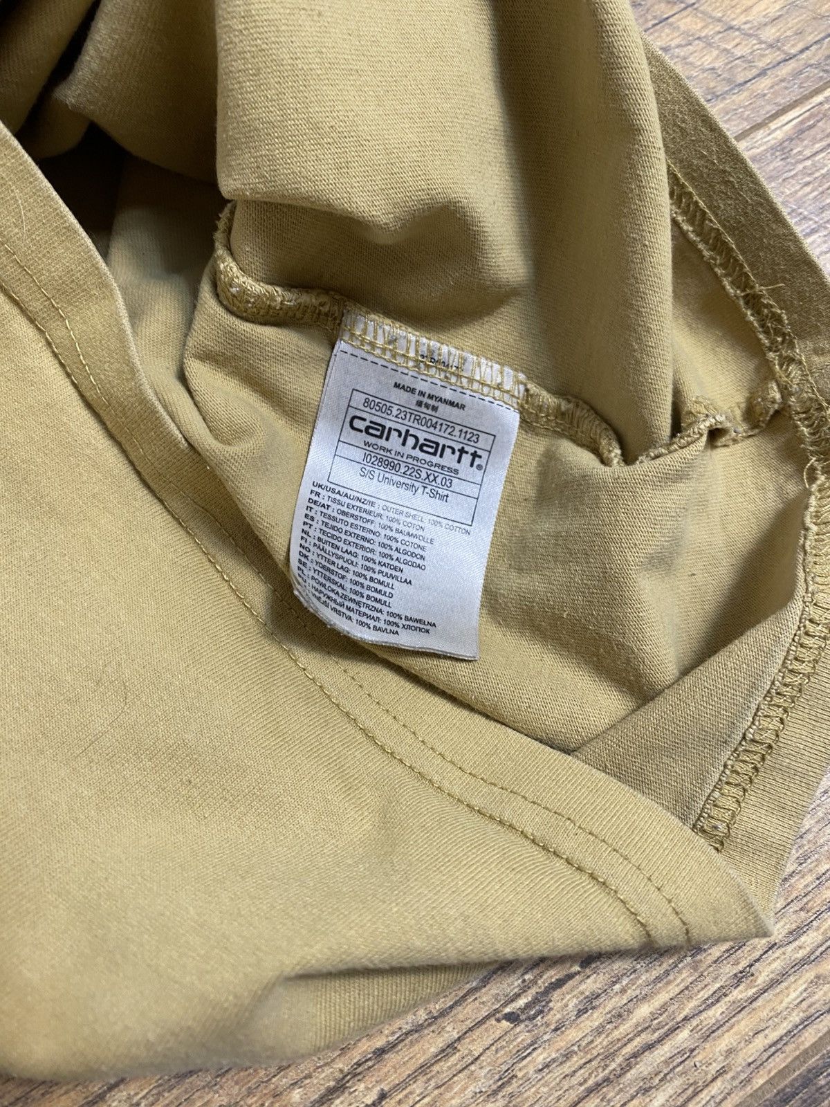 Carhartt Carhartt WIP University Tee Retro Mustard Futuristic S Size US S / EU 44-46 / 1 - 4 Thumbnail