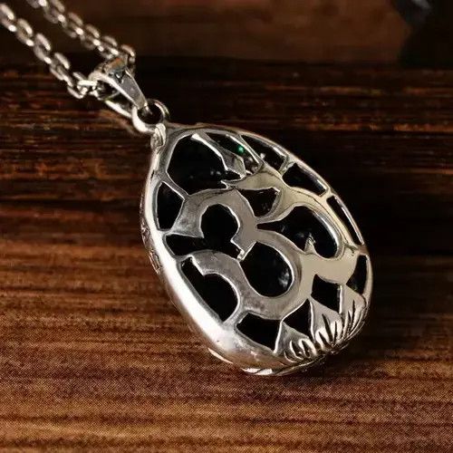 Japanese Brand S925 silver Thai Buddha lotus trunk God of wealth Size ONE SIZE - 3 Thumbnail