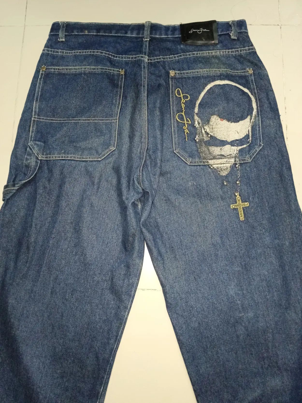 JNCO × Sean John × Vintage Vintage Sean John Baggy Jeans Size US 36 / EU 52 - 4 Thumbnail