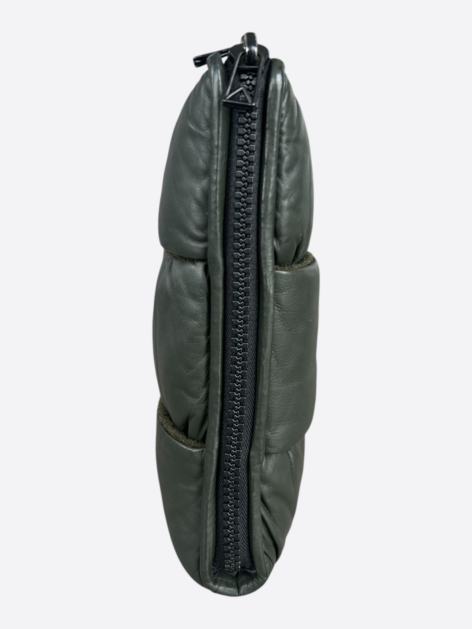 Bottega Veneta Bottega Veneta Green Intrecciato Padded Cassette Clutch Size ONE SIZE - 4 Thumbnail