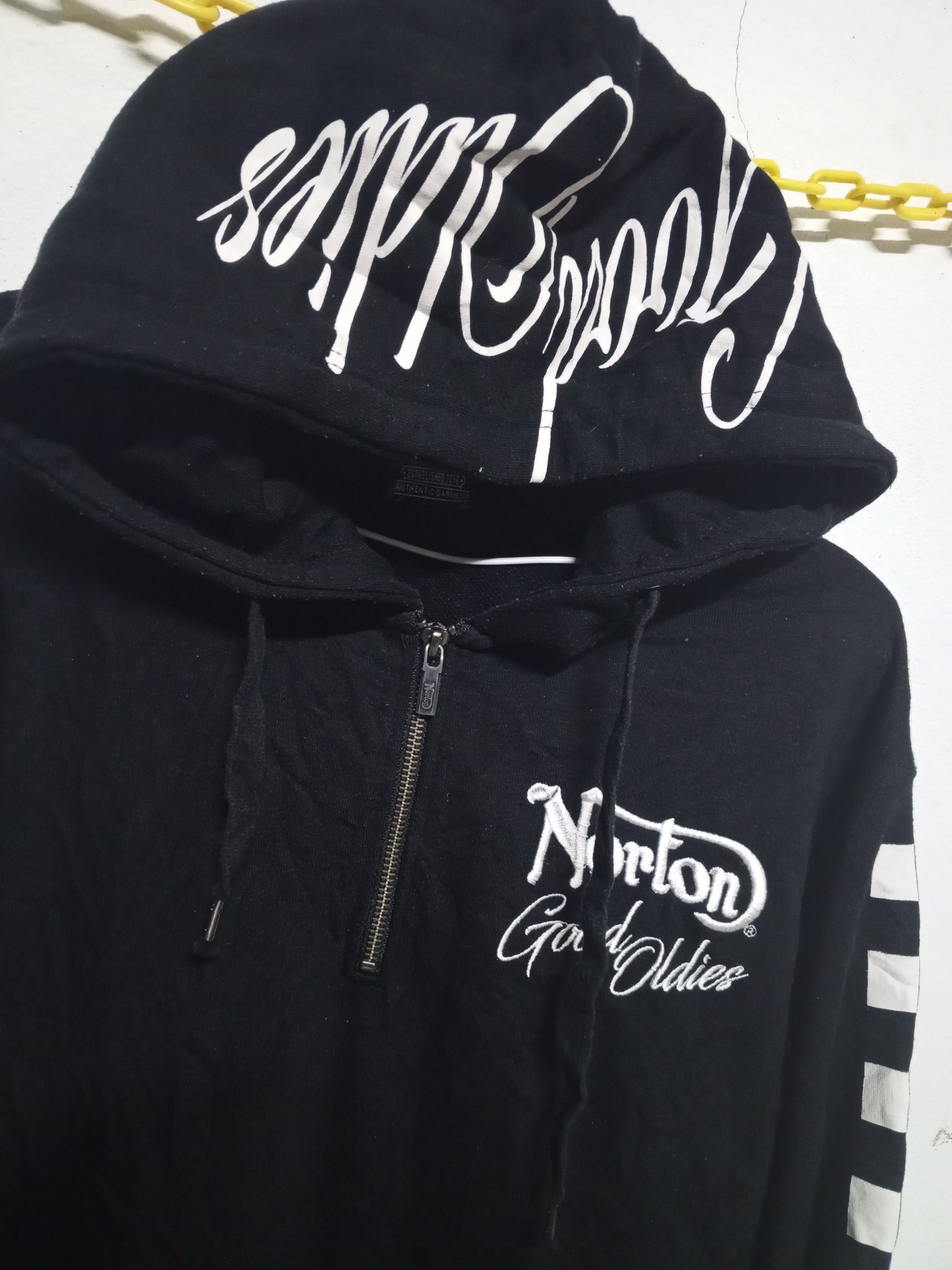 Norton NORTON ENGLAND HALPZIP HODDIE BLACK Size US XL / EU 56 / 4 - 4 Thumbnail