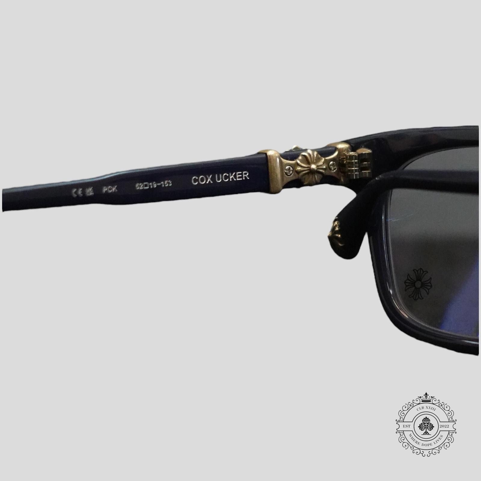 Chrome Hearts Chrome Hearts Cox Ucker Sunglasses in Blue/Silver Size ONE SIZE - 6 Thumbnail