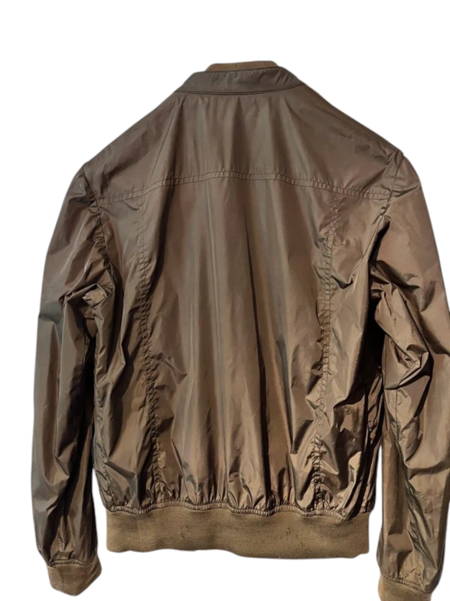Gucci Gucci Bomber Jacket – Leather Sleeve Panels – GG Lining 48 Size US M / EU 48-50 / 2 - 3 Thumbnail