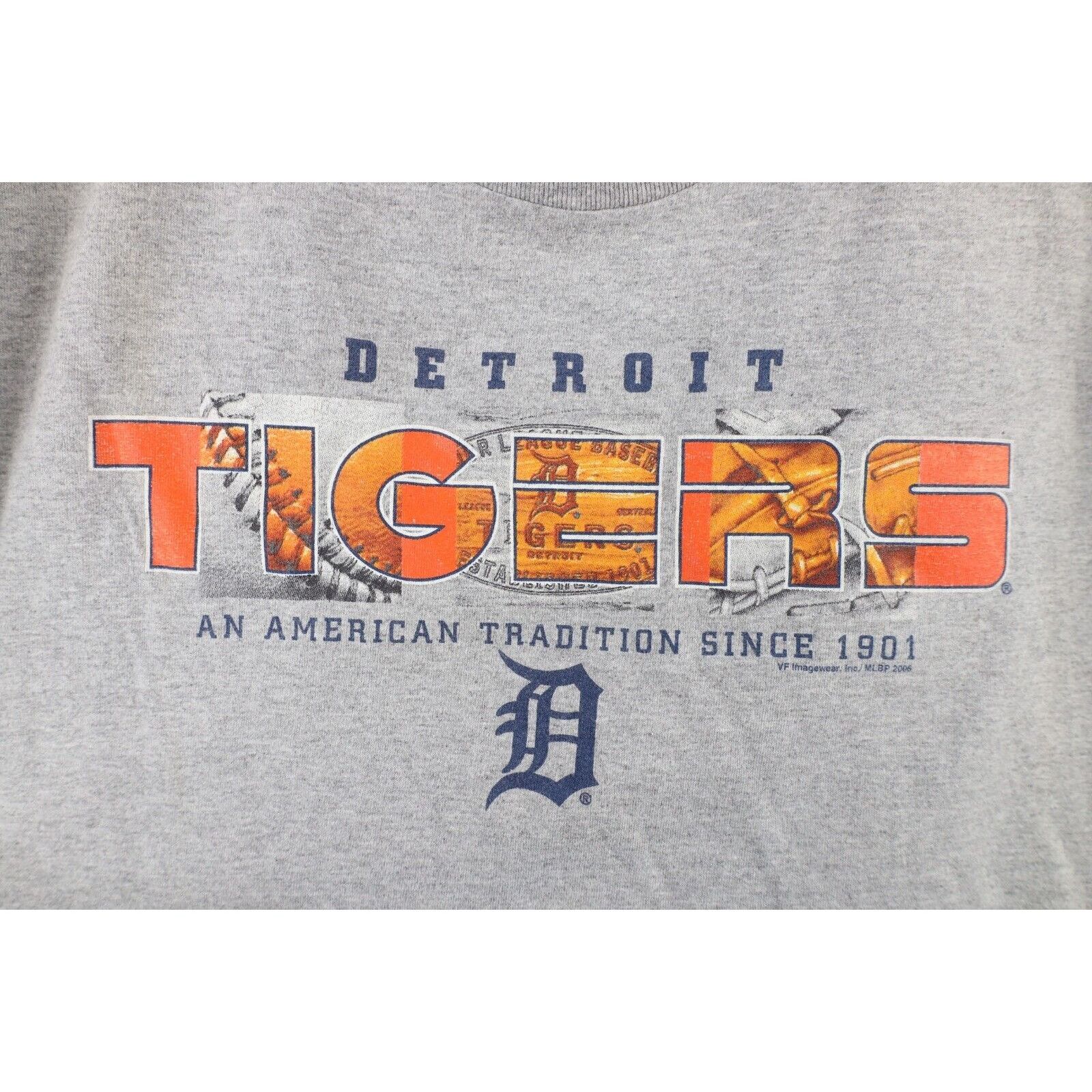Vintage Vintage Y2K 2006 Detroit Tigers Baseball T-Shirt Size US L / EU 52-54 / 3 - 4 Thumbnail