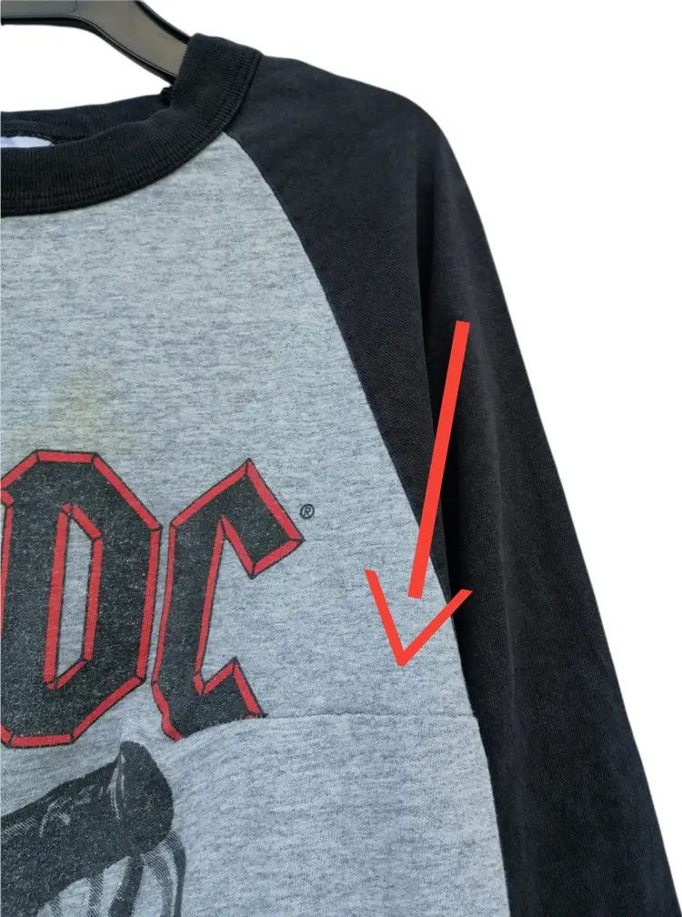 AC/DC Vintage ACDC For Those About To Rock Tour 2003 3q T-Shirt Size S / US 4 / IT 40 - 6 Thumbnail