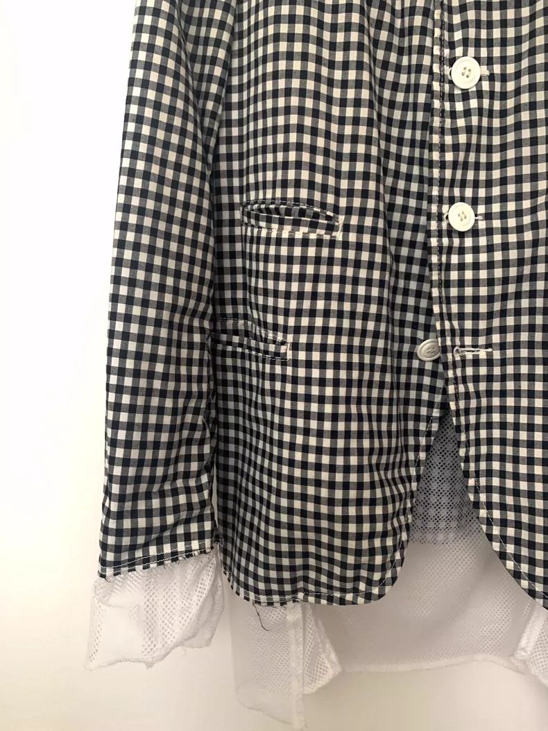 Comme des Garcons Comme Des Garcons 100% cotton fine plaid jacket Size US S / EU 44-46 / 1 - 3 Thumbnail