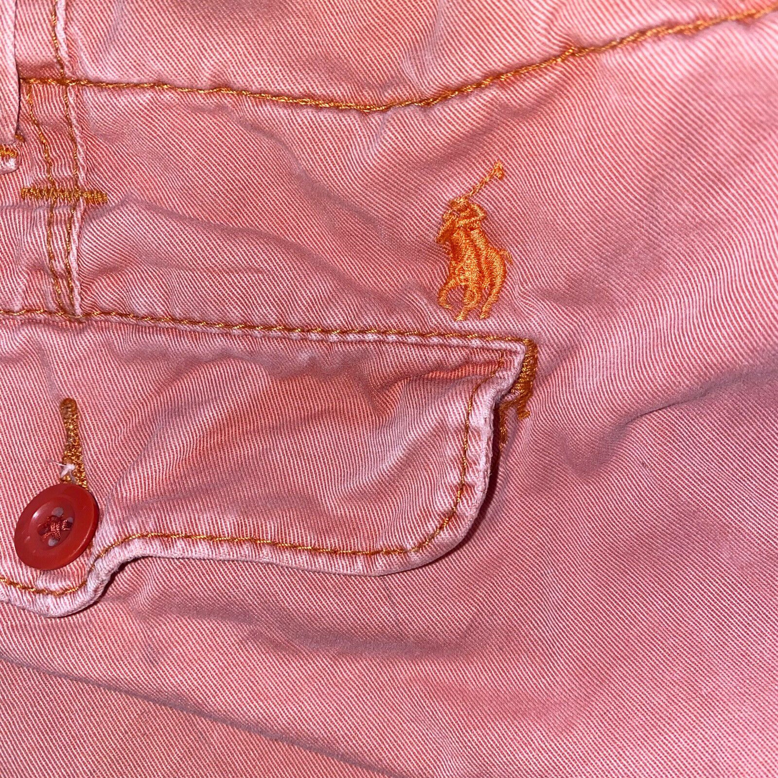 Polo Ralph Lauren Polo Ralph Lauren Drawstring Shorts Size 42 Red Safari Vtg Size US 42 / EU 58 - 13 Thumbnail