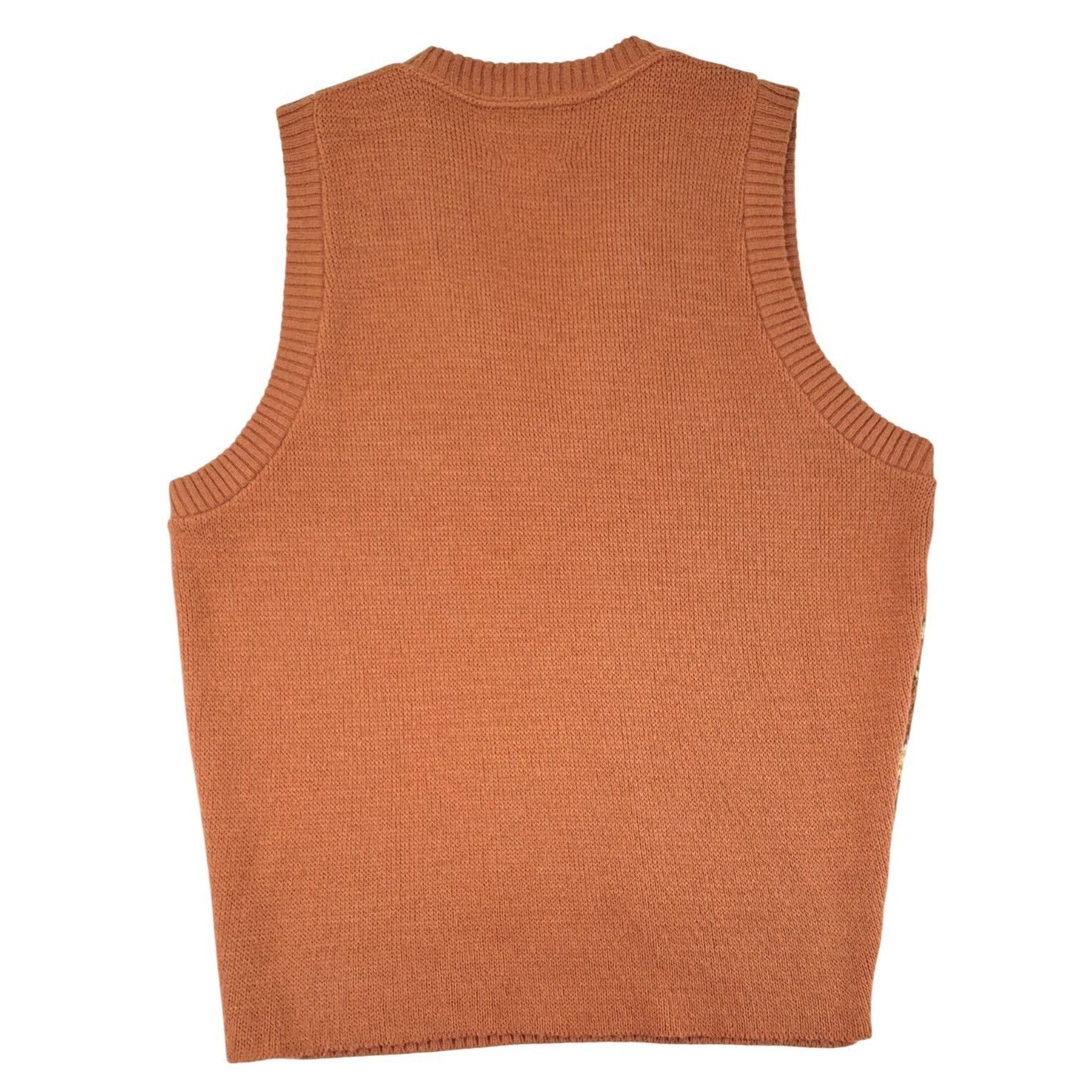 Sears Vintage Sears Kings Road Knitwear Argyle Sweater Vest Orange Size US S / EU 44-46 / 1 - 2 Thumbnail