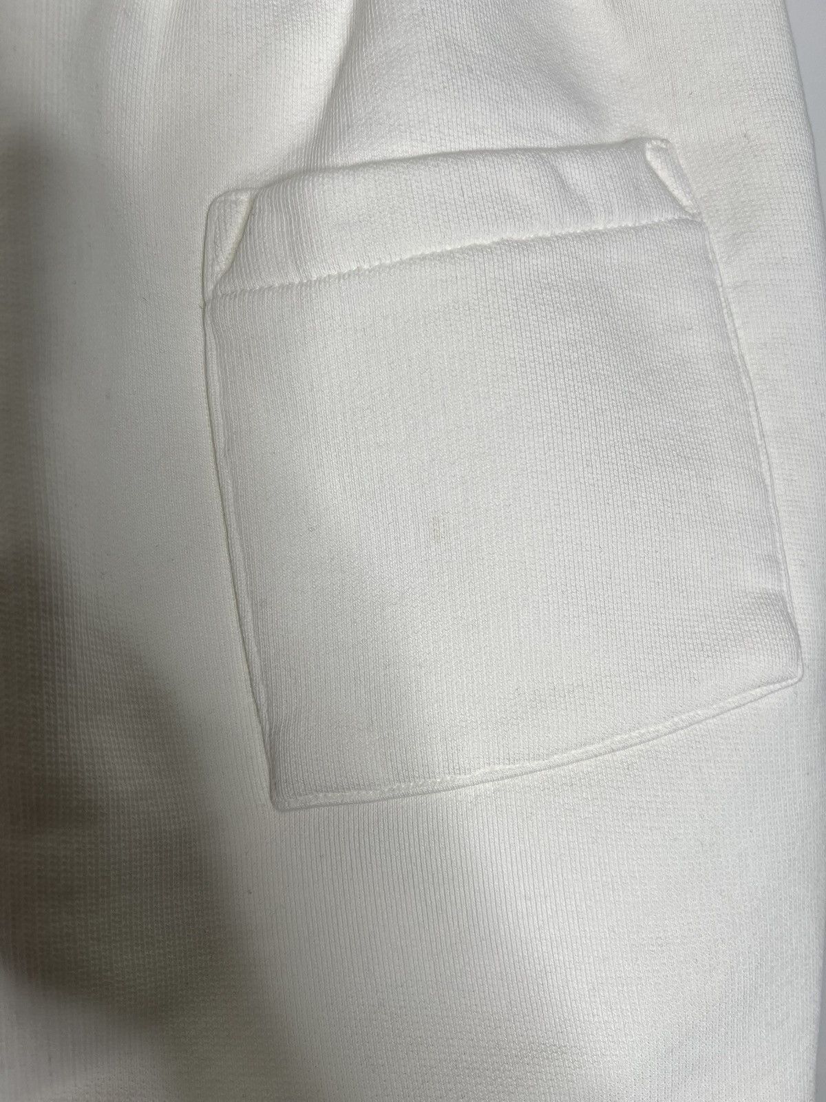 Other Velour Garments 600 GSM 'Bone White' Straight-leg Pants × 1 Size US 33 - 6 Thumbnail