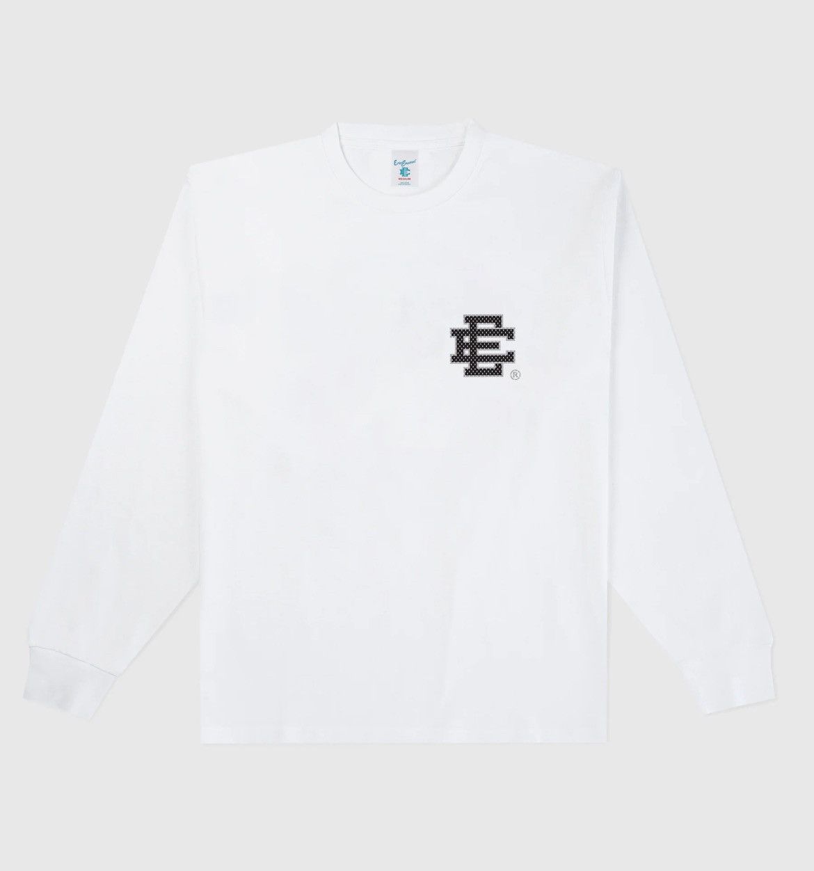Eric Emanuel Eric Emanuel EE white w black long sleeve shirt XL Size US XL / EU 56 / 4 - 2 Thumbnail