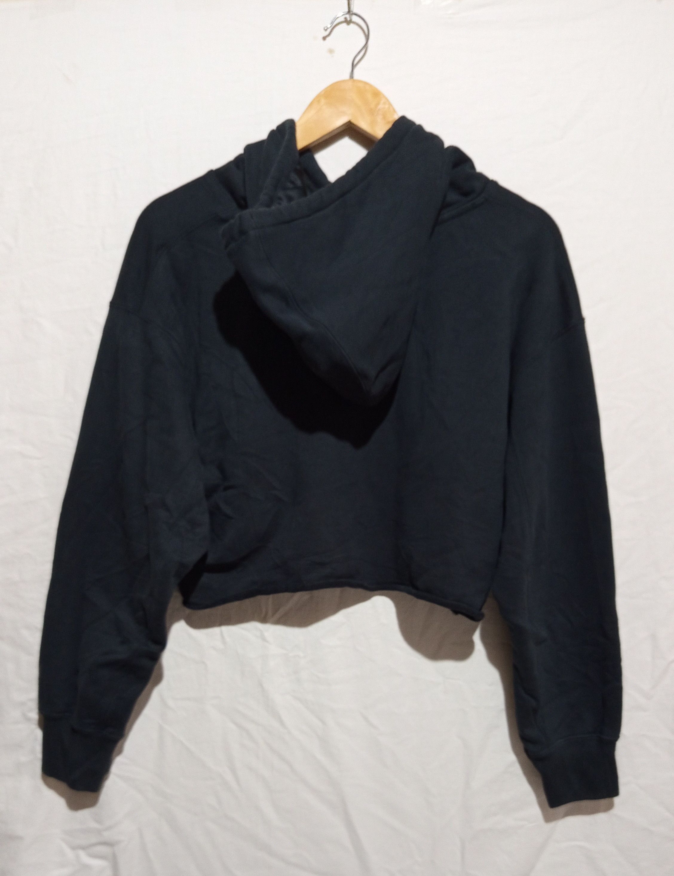 Nike Nike x Air Jordan Cropped Satin Lined Hoodie Size L / US 10 / IT 46 - 2 Thumbnail
