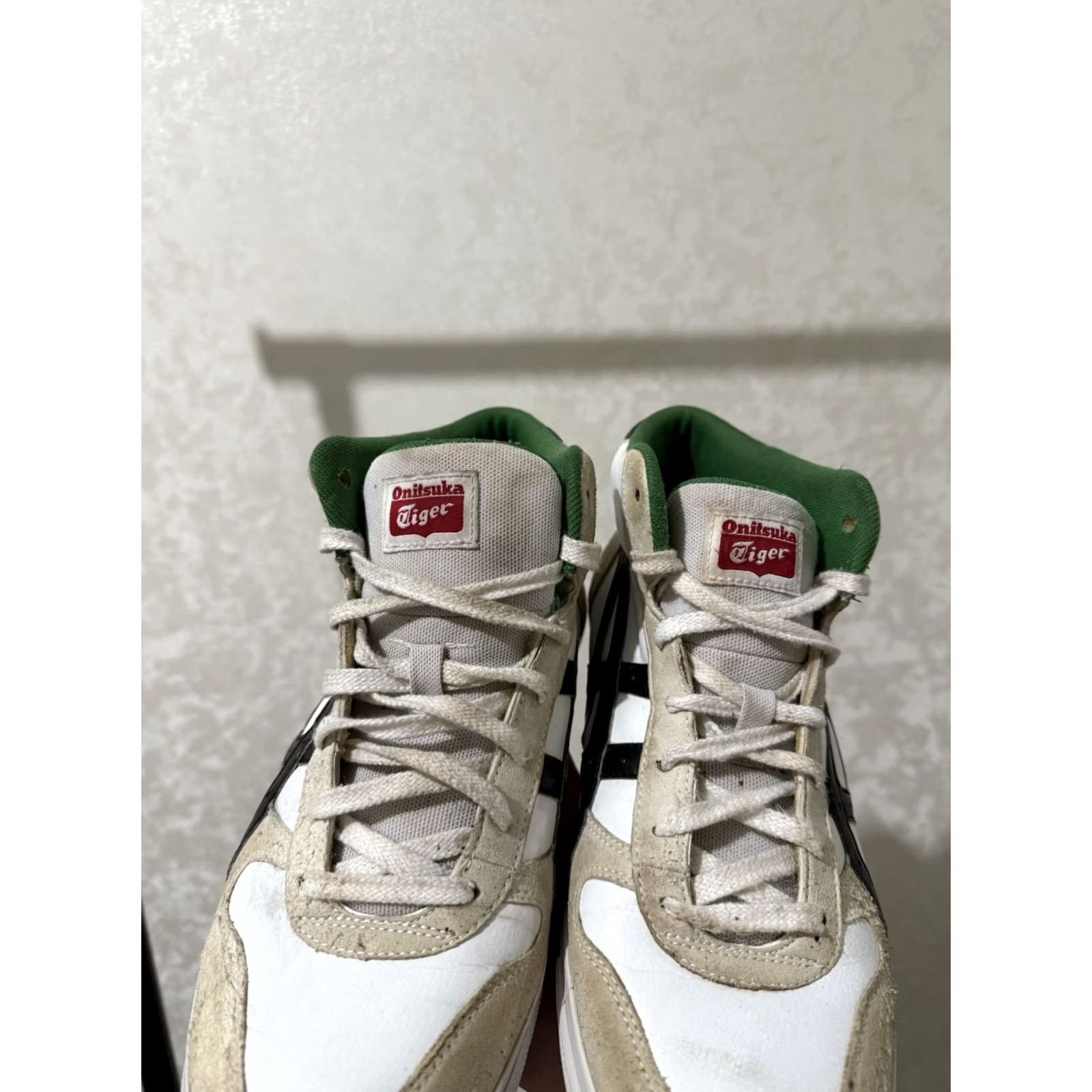 Onitsuka Tiger VINTAGE ASICS Onitsuka Tiger Aaron MT HIGH-TOP MEN’S SPORTS SNEAKERS Sz 44.5 White Leather Sneakers Mens 90s Athletic Size US 10 / EU 43 - 4 Thumbnail