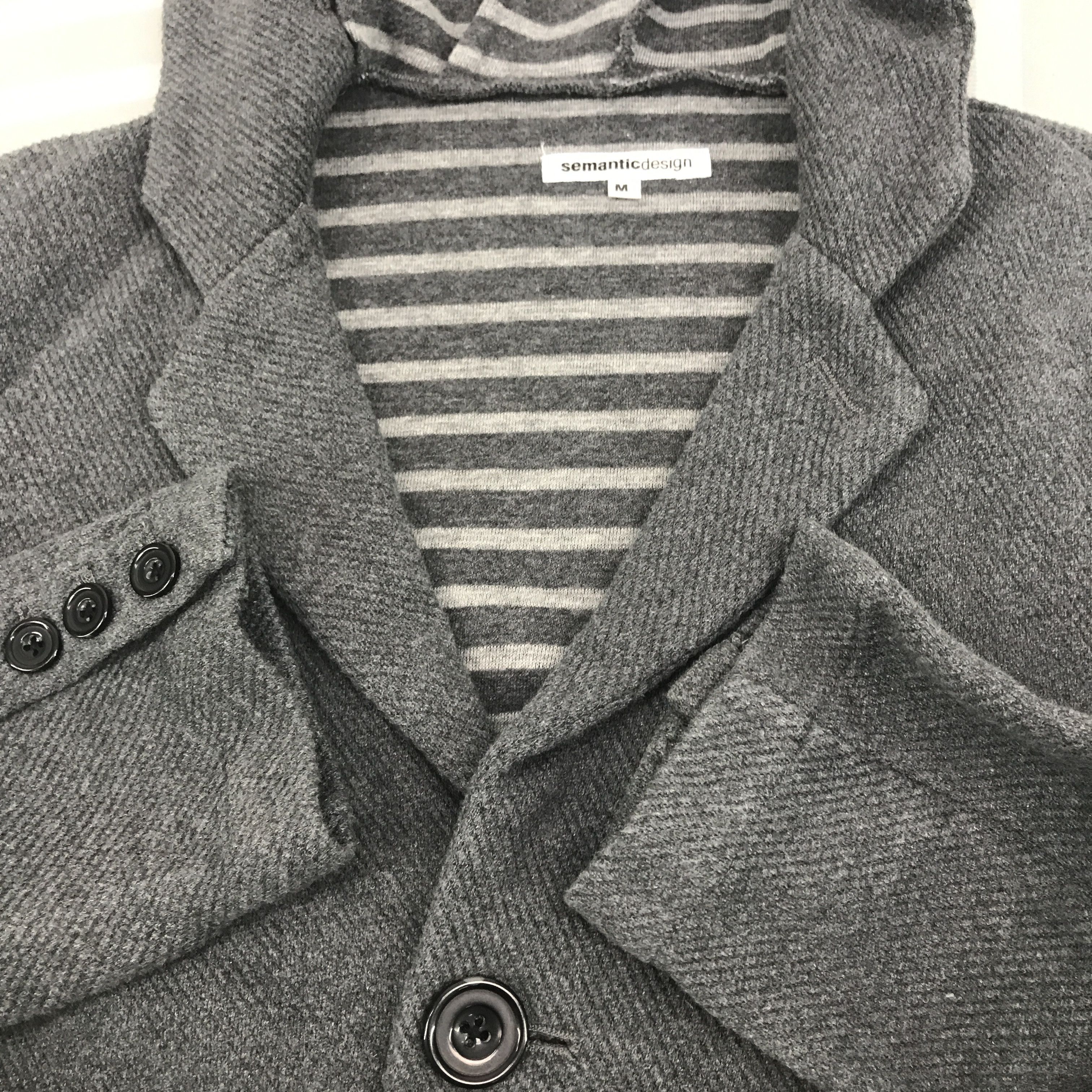 Vintage × semanticdesign Vintage Semantic Design Blazer hoodie Design jacket Size US M / EU 48-50 / 2 - 5 Thumbnail