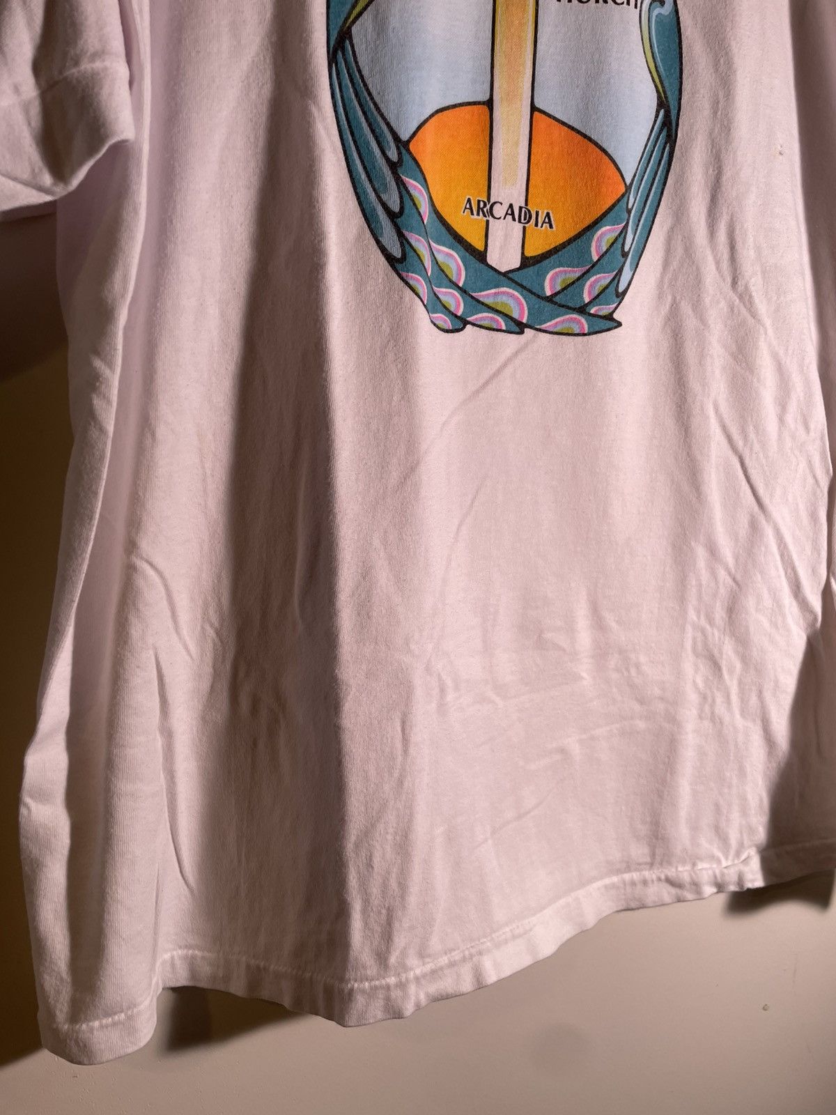 Vintage 90’s 2000’s Y2K VTG Vintage Arcadia Our Savior Jesus T Shirt Size US XL / EU 56 / 4 - 5 Thumbnail