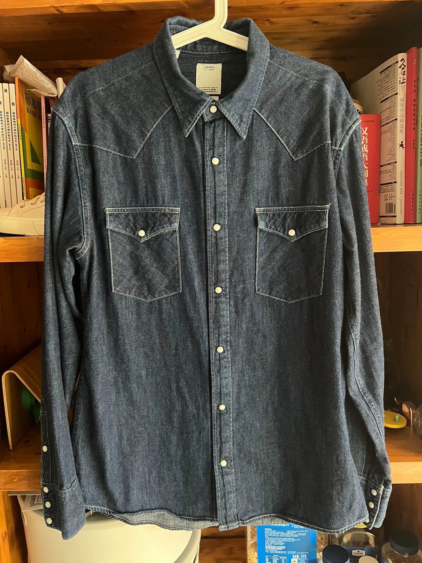 Visvim visvim OG Selvedge Indigo Denim Shirt Japan made Size US XL / EU 56 / 4 - 1 Thumbnail
