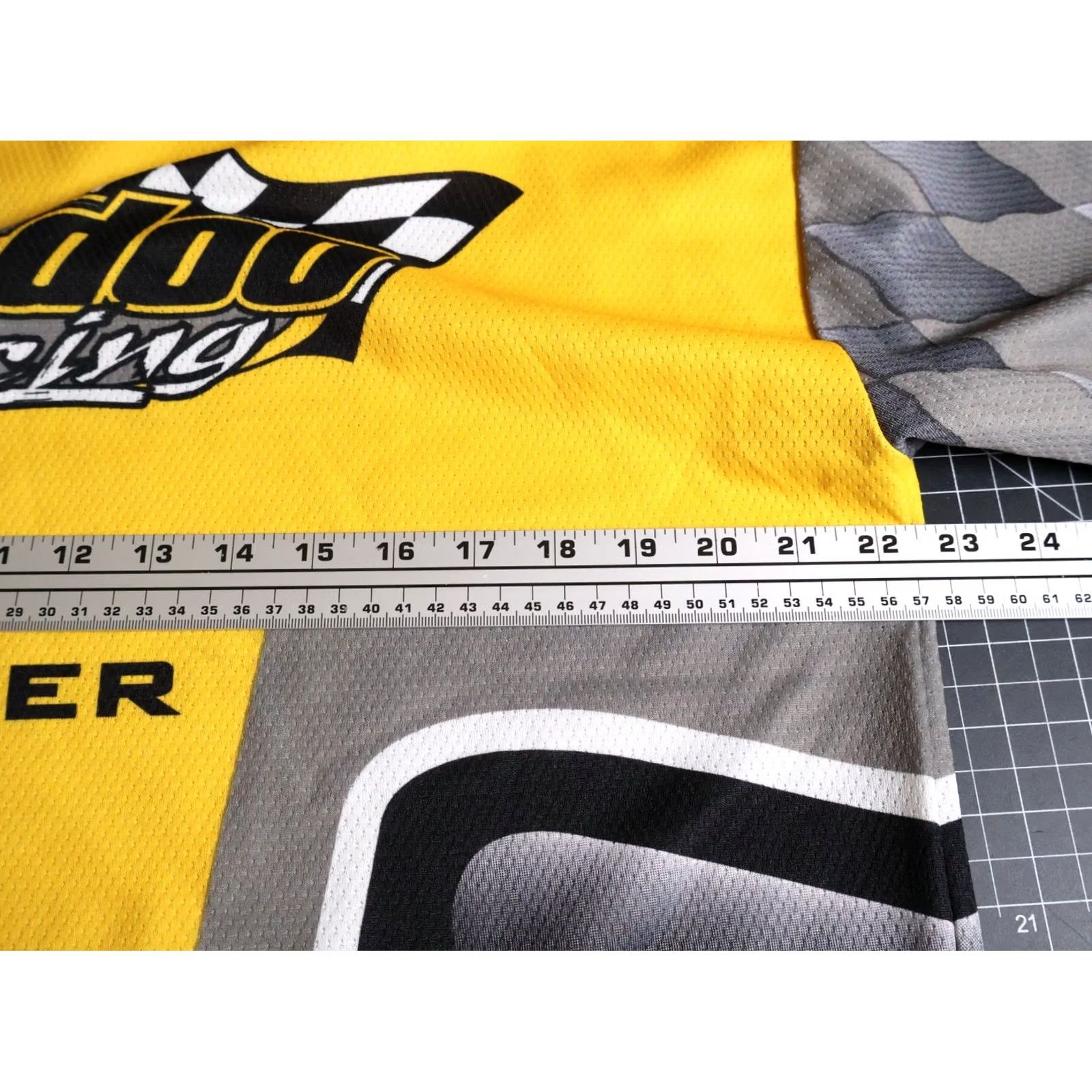 Vintage VTG Ski-Doo Racing Jersey Men Large Yellow Black Long Sleeve Rotax Power Shirt Size US L / EU 52-54 / 3 - 5 Thumbnail
