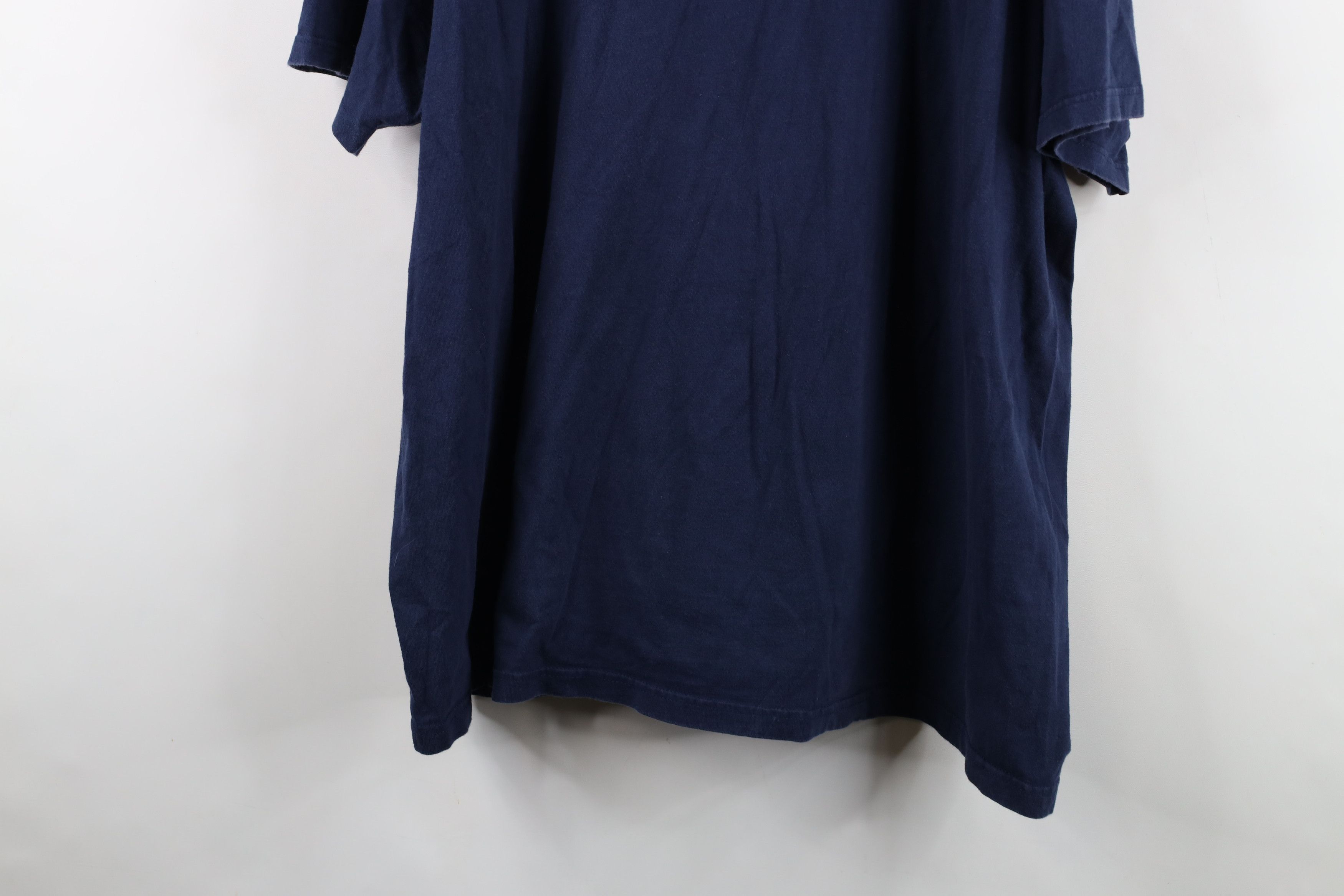 Nike Vintage Nike Scott Big Swoosh Short Sleeve T-Shirt Blue Size US XXL / EU 58 / 5 - 13 Thumbnail