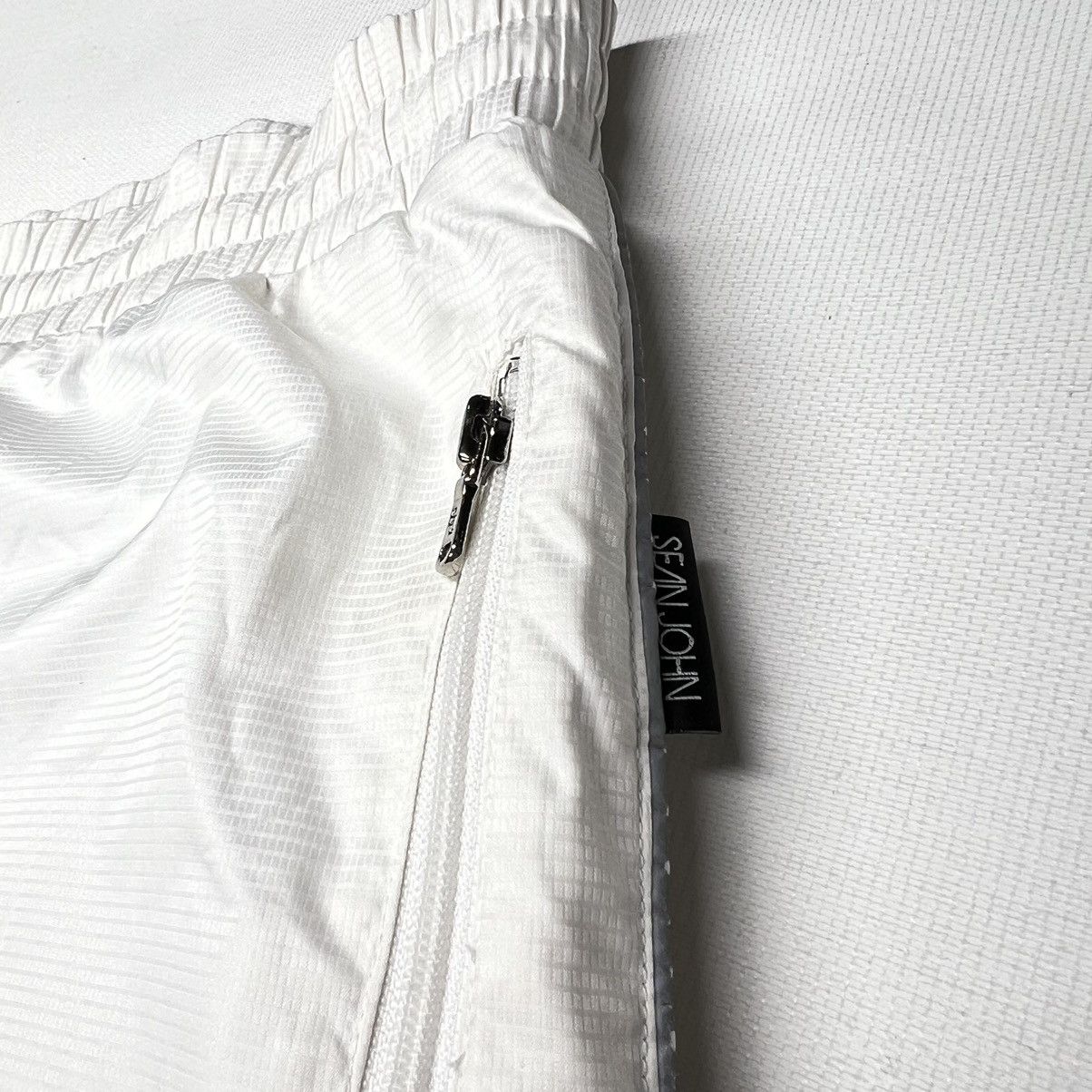 Sean John Sean John Pants White Drawstring Baggy Track 3M Y2K Retro Size US 36 / EU 52 - 8 Thumbnail