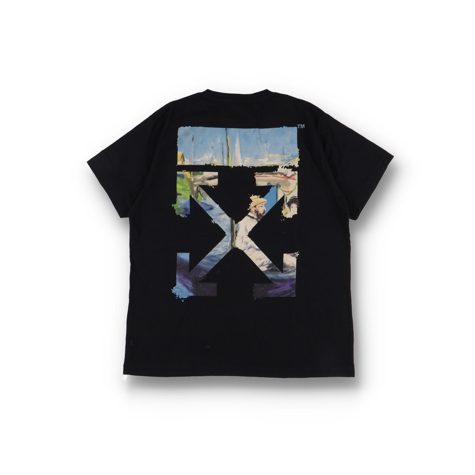 Off-White Black Painting Arrows Oversized T-Shirt Size US XS / EU 42 / 0 - 1 Thumbnail