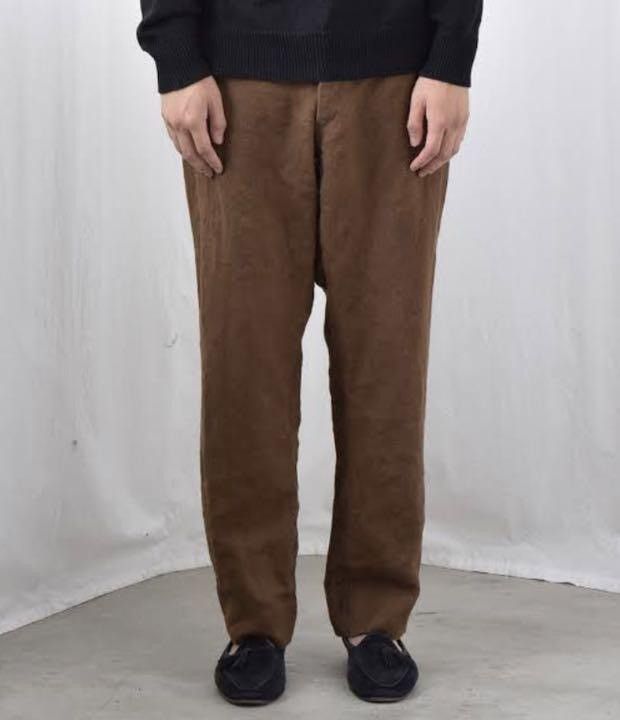 image of Comoli Hemp Over Pants in Brown, Men's (Size 32)