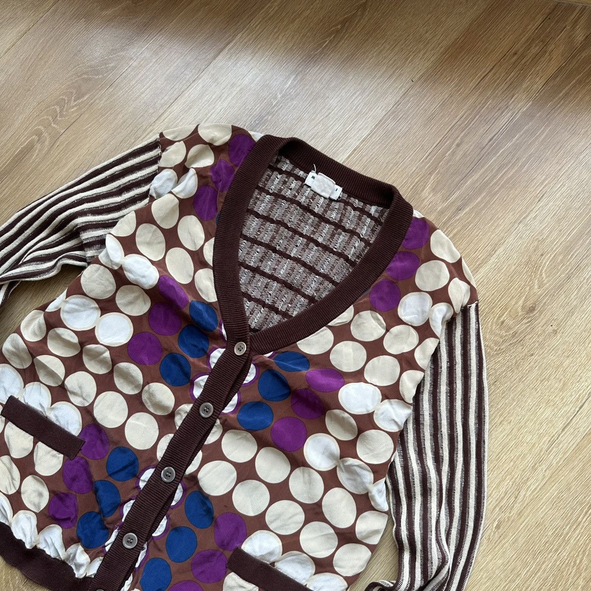 Marni Marni & H&M Silk & Cotton Twee Polka Dot Cardigan Size S / US 4 / IT 40 - 3 Thumbnail