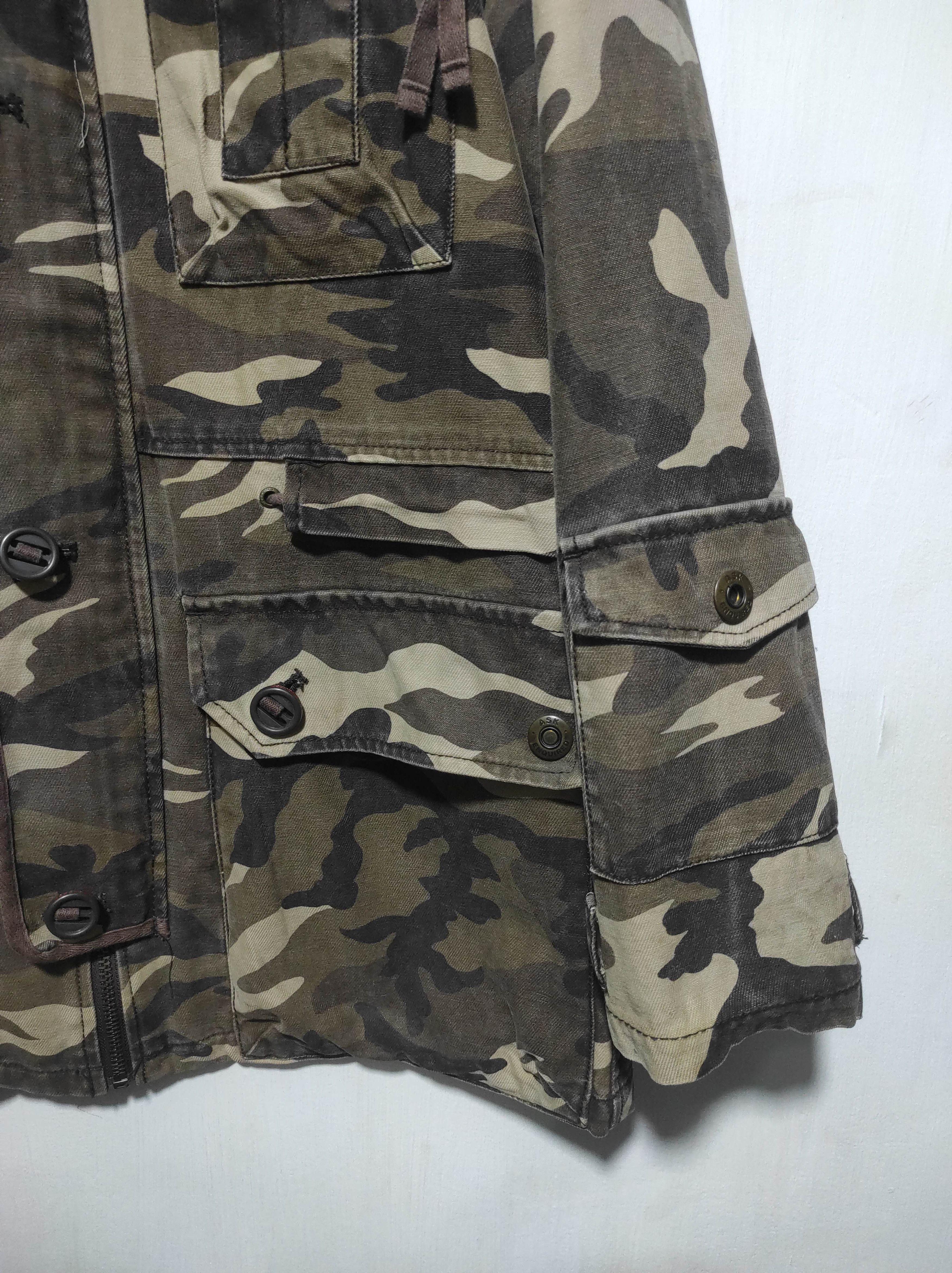 14th Addiction Ask Enquired Camo Multi Pocket Hoodie Jacket Size US M / EU 48-50 / 2 - 4 Thumbnail