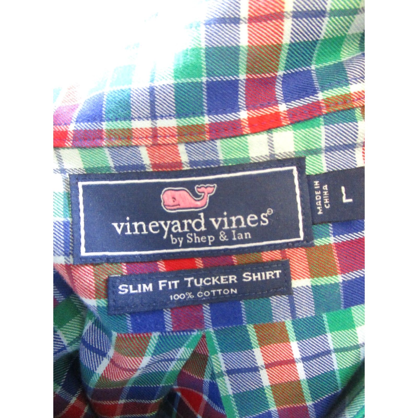 Vineyard Vines **Vineyard Vines Tucker Shirt Mens Large Blue Cotton Plaid Button Up** User: **Vineyard Vines Tucker Shirt Mens Large Blue Cotton Plaid Button-Up** Size US L / EU 52-54 / 3 - 3 Thumbnail