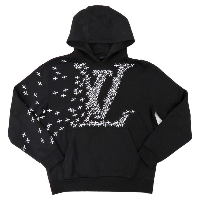 Louis Vuitton Louis Vuitton Plane Printed Hoodie Grailed