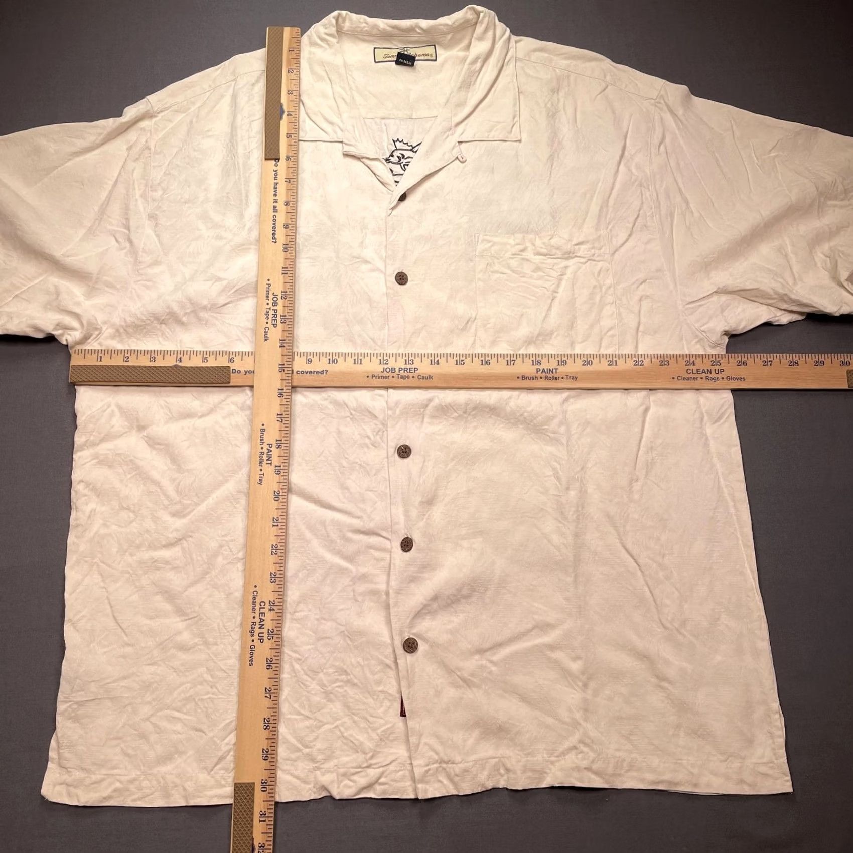 Tommy Bahama VINTAGE Tommy Bahama Shirt Mens XL White Silk Martinis & Bikinis Short Sleeve Button Up Size US XL / EU 56 / 4 - 5 Thumbnail