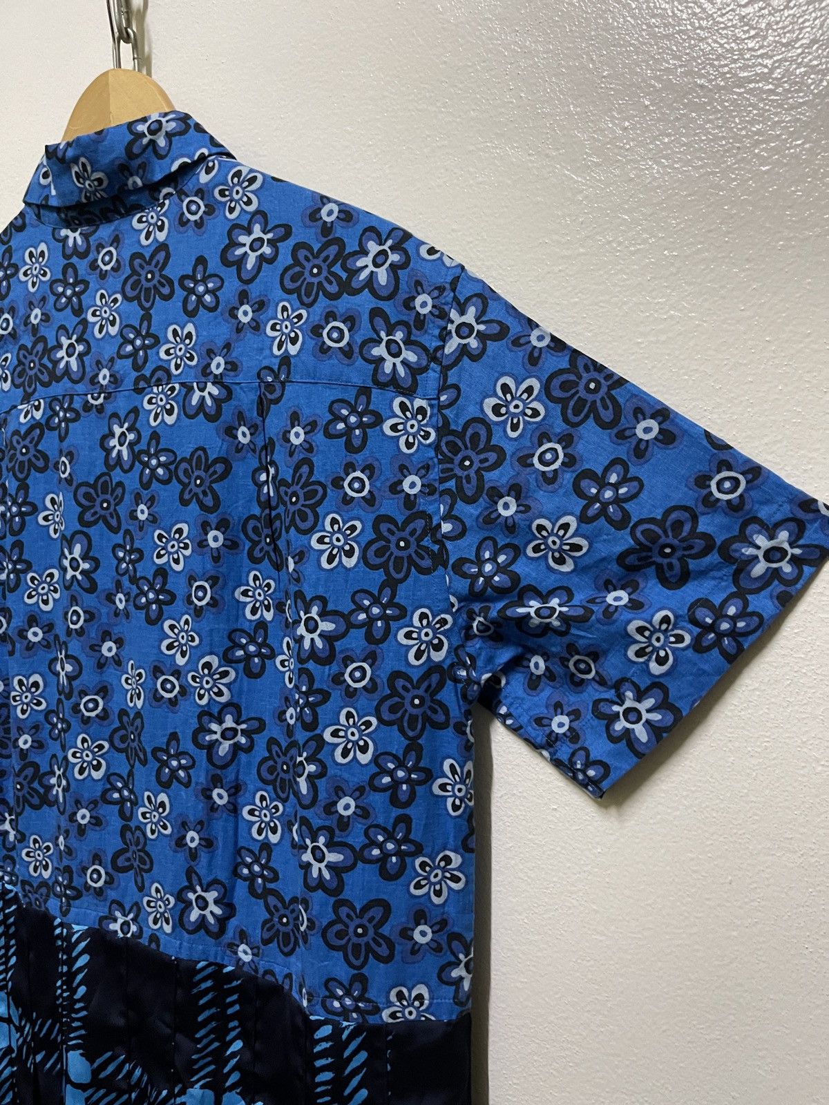 Marni × Uniqlo Uniqlo Marni Open Collar Short Sleeve Pleated Dress Size S / US 4 / IT 40 - 10 Thumbnail