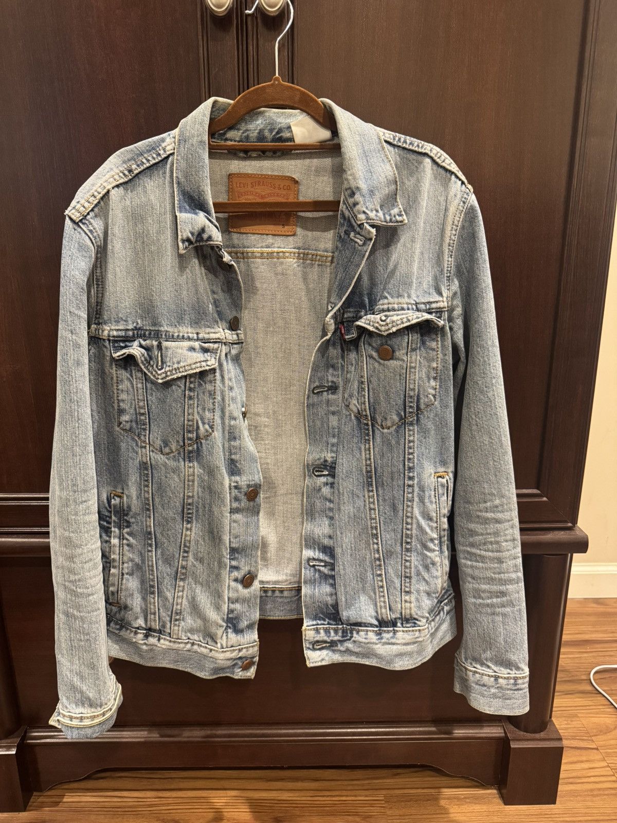 Levi's Levi’s Light Wash Denim Jacket Size US S / EU 44-46 / 1 - 1 Thumbnail