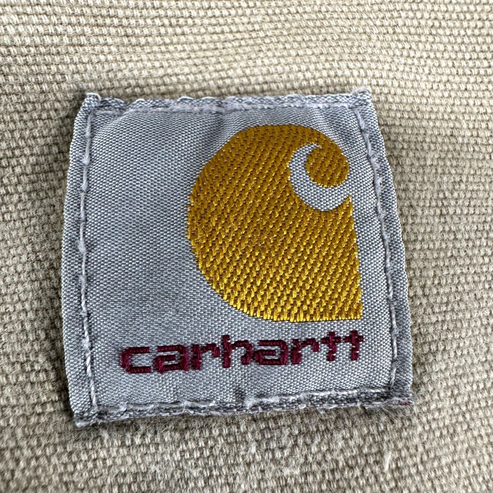 Carhartt VINTAGE Carhartt Pants Mens 34x32 Brown Tan Straight Cotton Stretch Relaxed Rugged Flex Shirt? Size US 34 / EU 50 - 7 Thumbnail