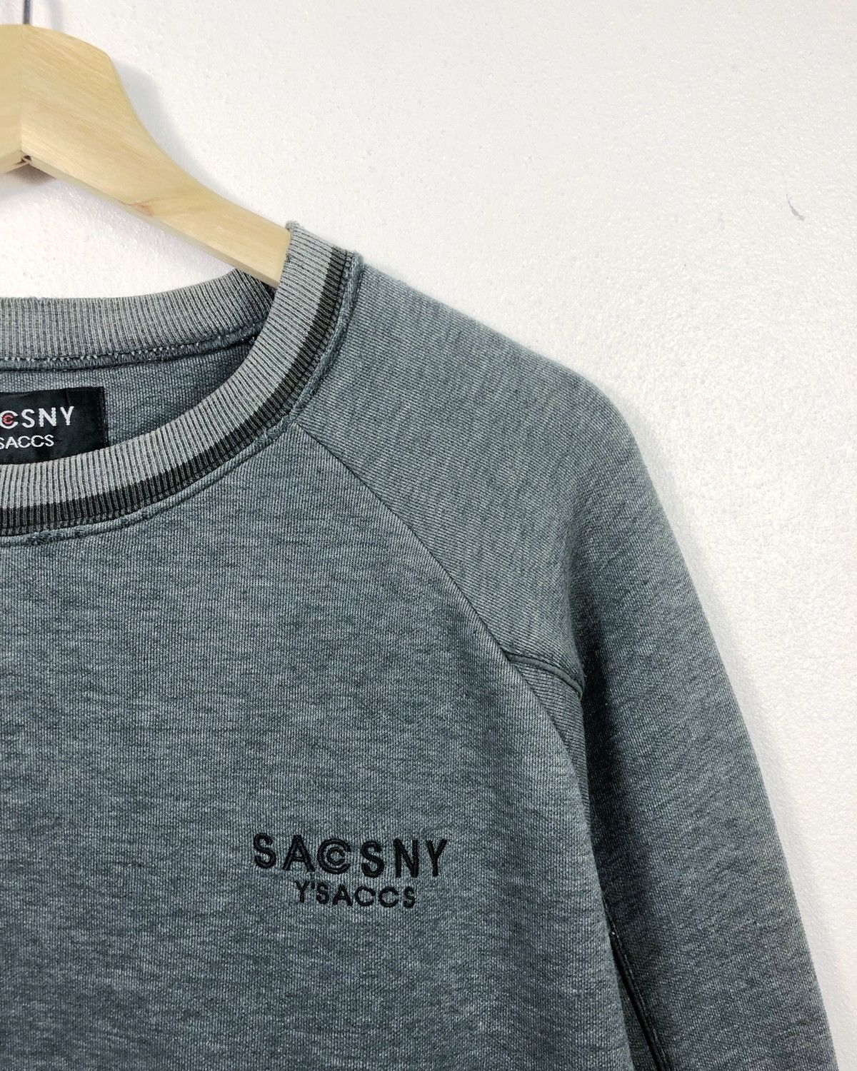 Japanese Brand × Y's × Yohji Yamamoto Rare Yohji Yamamoto Y'saccs Saccsny Sweatshirt Size US L / EU 52-54 / 3 - 3 Thumbnail