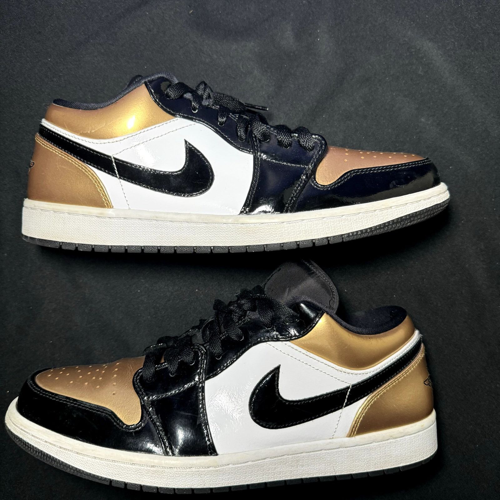 Jordan Brand × Nike Size 11 - Nike Air Jordan 1 Low Gold Toe Men's Shoes Size US 11 / EU 44 - 4 Thumbnail