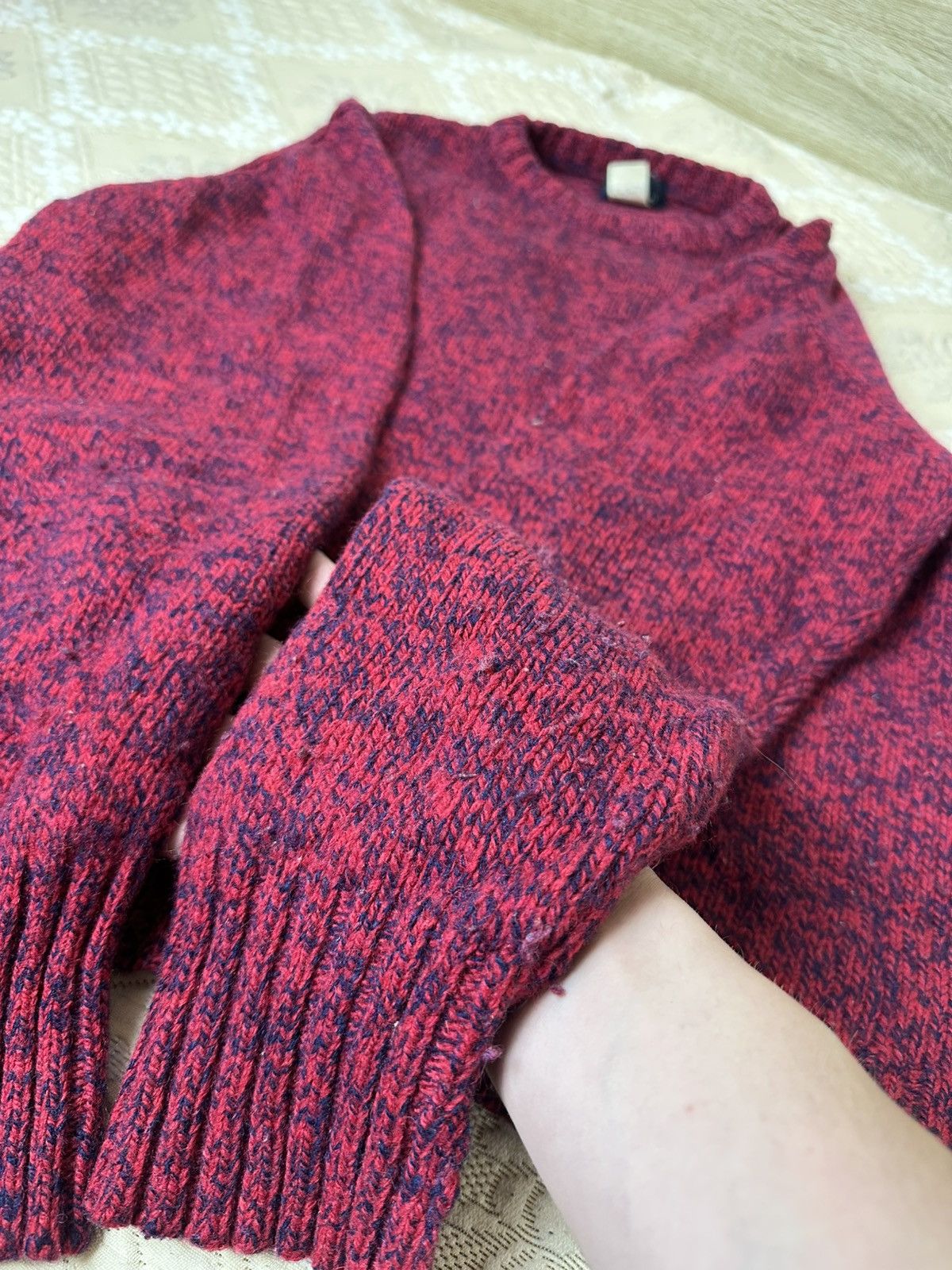 Woolrich Woolen Mills 🔥 Vintage 70s Woolrich Wool Knit Sweater Pullover Wool Retro Size US S / EU 44-46 / 1 - 5 Thumbnail