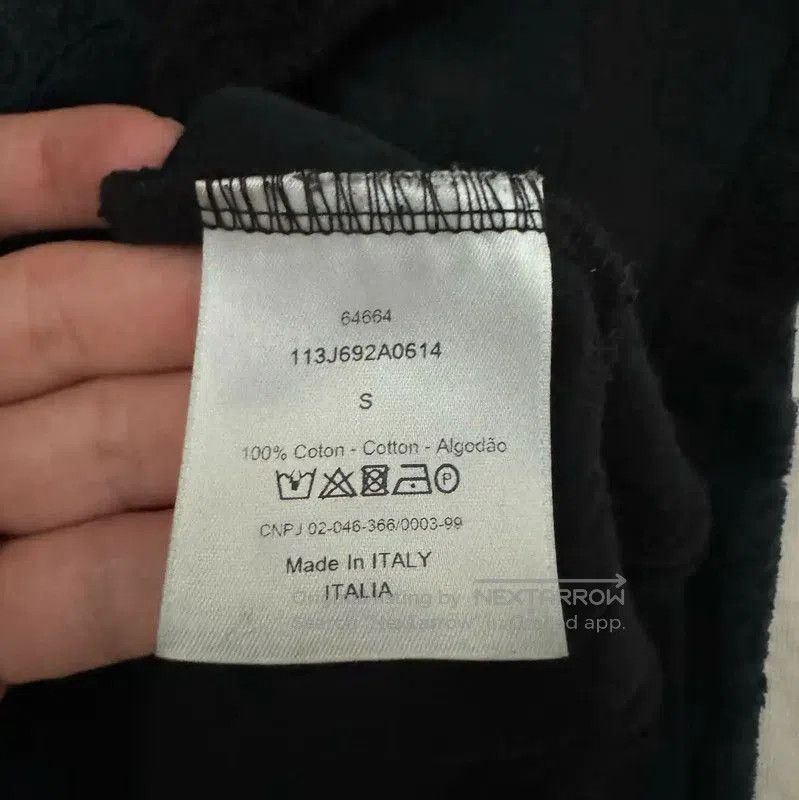 Dior Dior Black Cotton Embroidered Logo Men's T-Shirt . Size US S / EU 44-46 / 1 - 3 Thumbnail